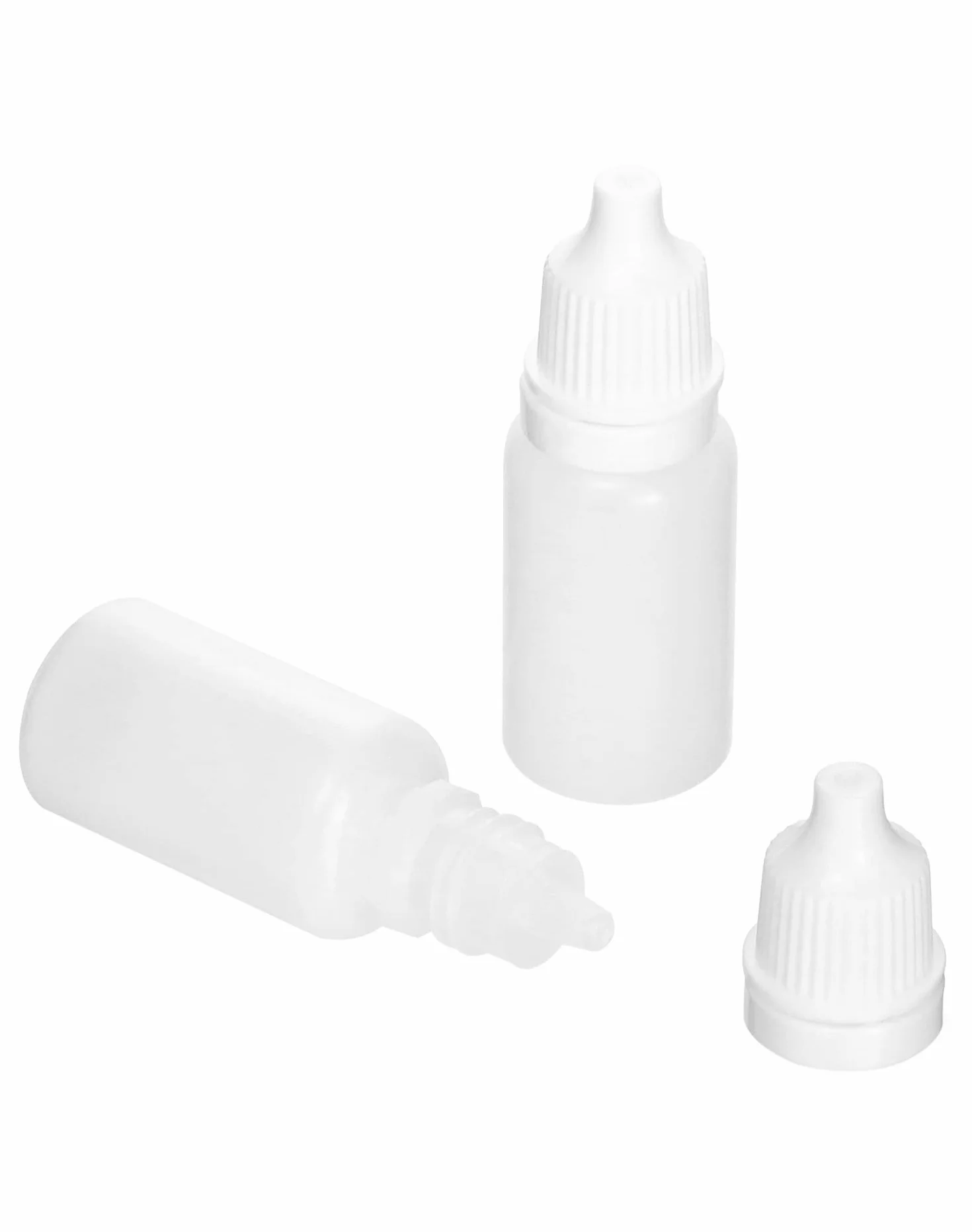 QWORK 150 Pcs Botellas Cuentagotas Plástico 10ml Muestra Líquido