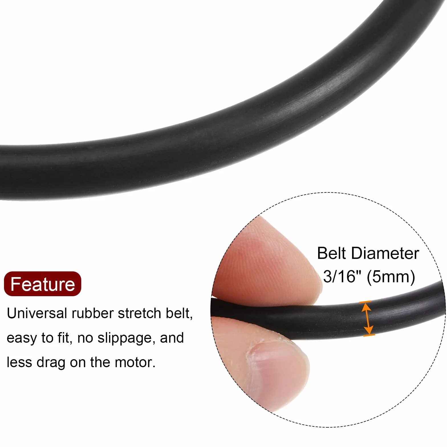 QUARKZMAN Junta Tórica de Goma de Nitrilo 120mm OD 5mm Ancho para Fontanería