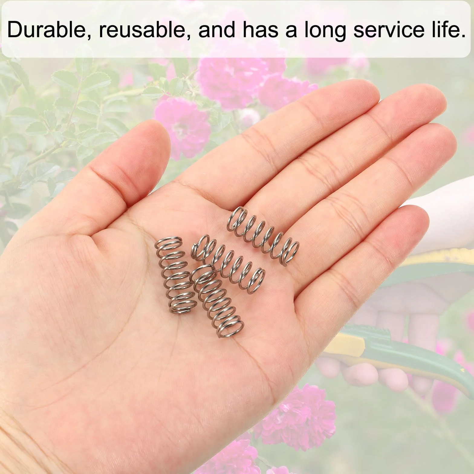 Resorte de Compresión 0.8mm x 8mm x 20mm, 10 Piezas Acero Inoxidable 304 Muelles Pequeños