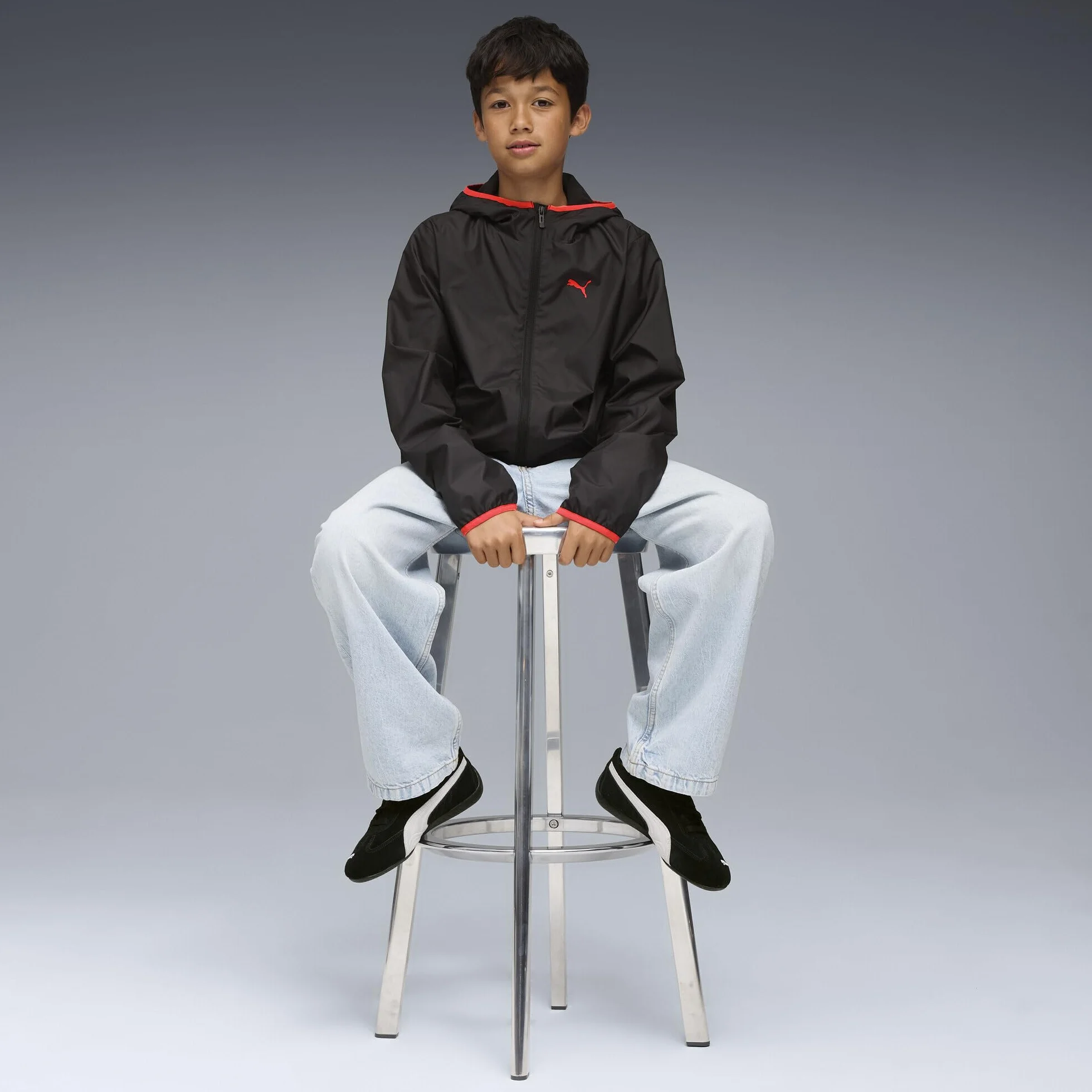 PUMA Fleece Lined Windbreaker Abrigo Unisex niños (Pack de 1)