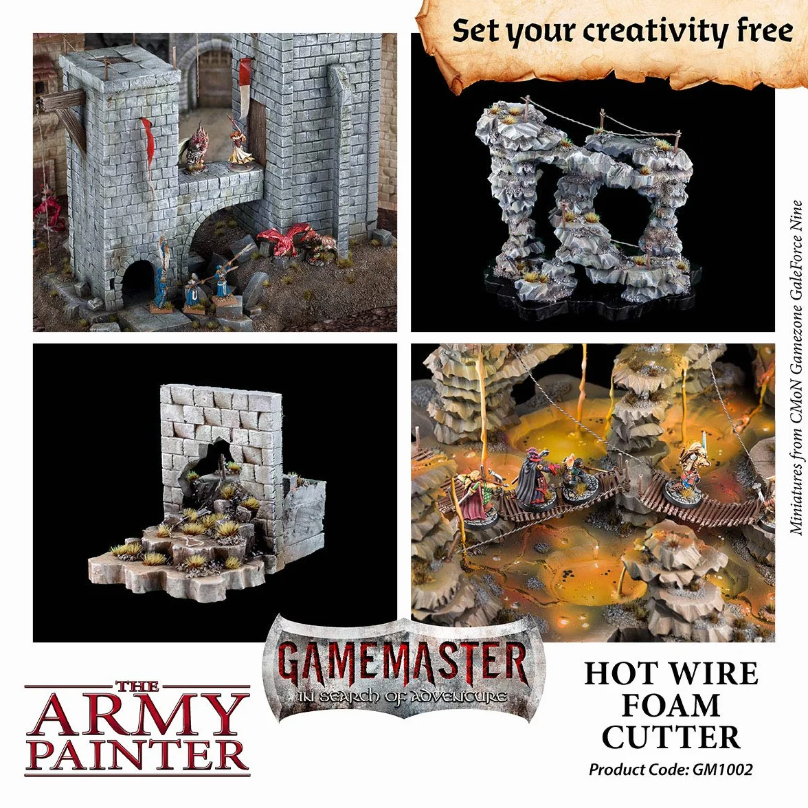 The Army Painter Gamemaster Cortador de Espuma Hot Wire para Tablas de Espuma Juegos de rol