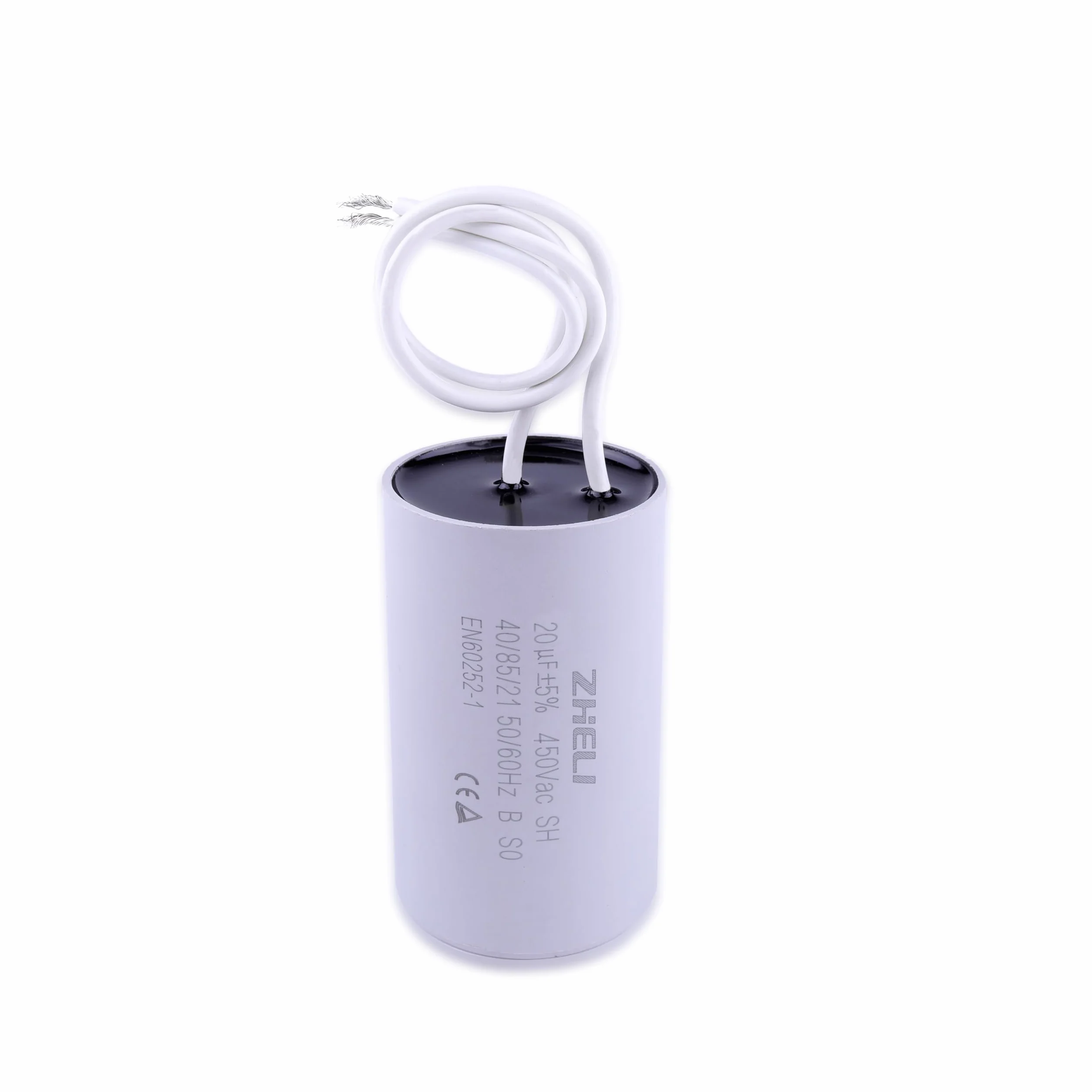 CBB60 20uF Motor Start Run Condensador MFD 450VAC 50/60Hz cilíndrico