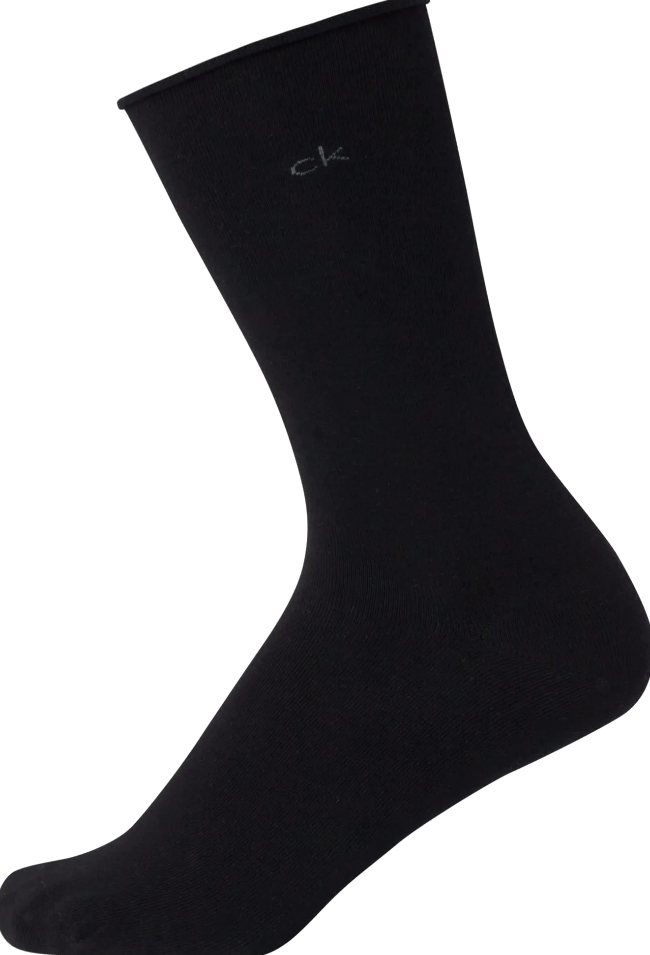 Calvin Klein Calcetines para mujer – Paquete de 6 calcetines de mezcla de algodón suave con puños enrollables para mujer (talla de zapato: 4-10)