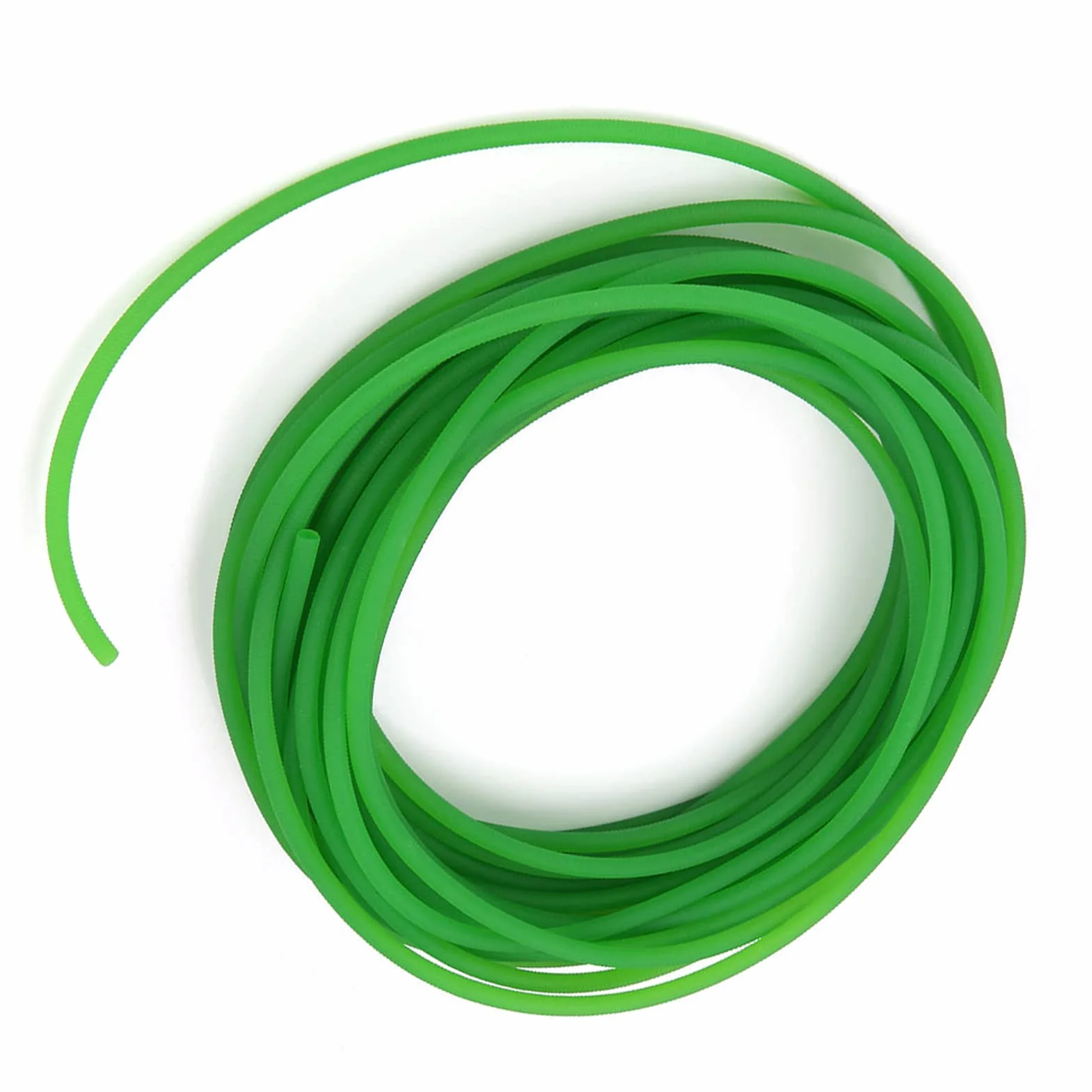 Correa Redonda de Poliuretano PU Verde 4mm x 10m para Transmisión