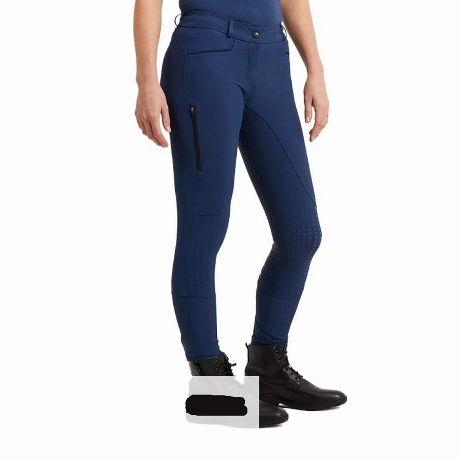 Pantalones Montar a Caballo Mujer Pantalones de equitación Profesionales Silicona for Mujer, Secado rápido, Deportivos y Antideslizantes(Blue,XS)