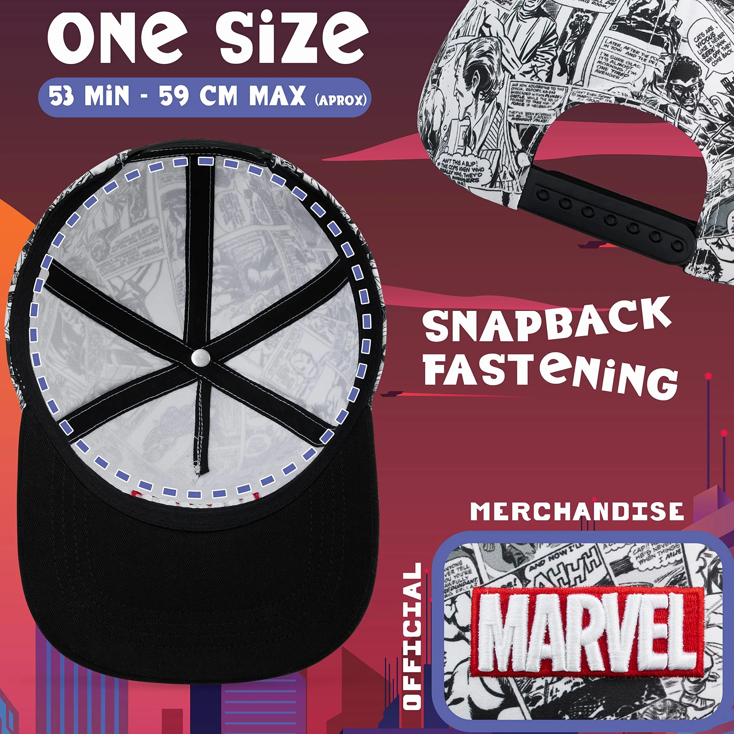Marvel Gorra Niño, Gorra Spiderman Avengers Sombrero Sol Niño Chico Adolescente Proteccion Solar Playa Verano Accessorios Oficial Divertidos Talla Unica