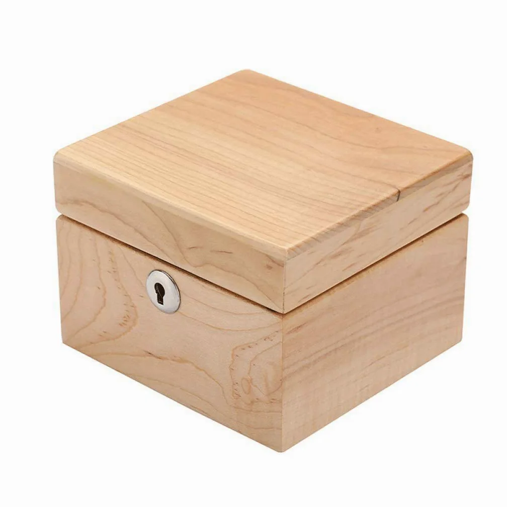 XBTGS Joyero de madera con cierre de bloqueo para proyectos, decoración del hogar, estuche de almacenamiento,