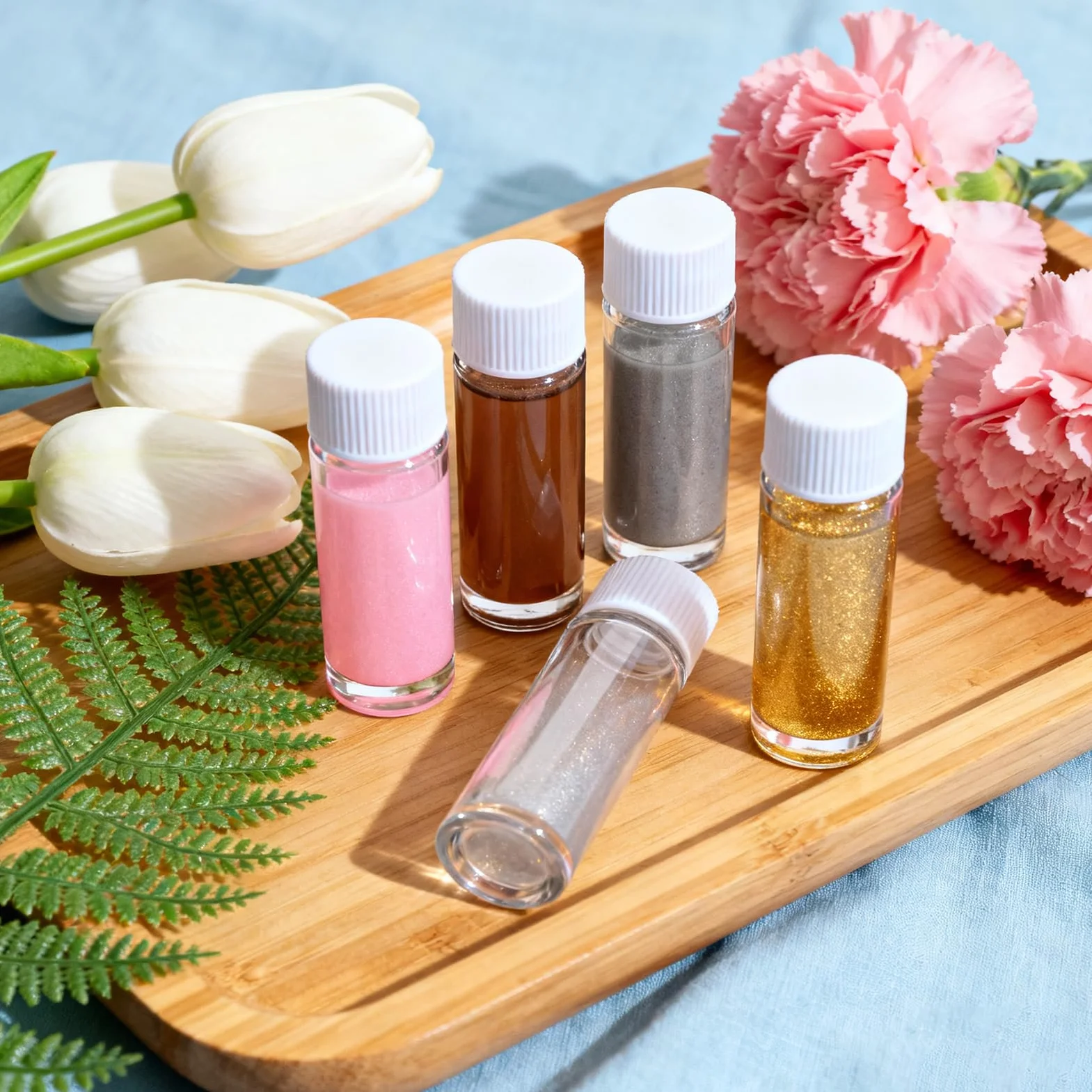 24 Unidades 5ml Frascos Vacíos para Muestras de Aceites Esenciales con Tapón de Rosca