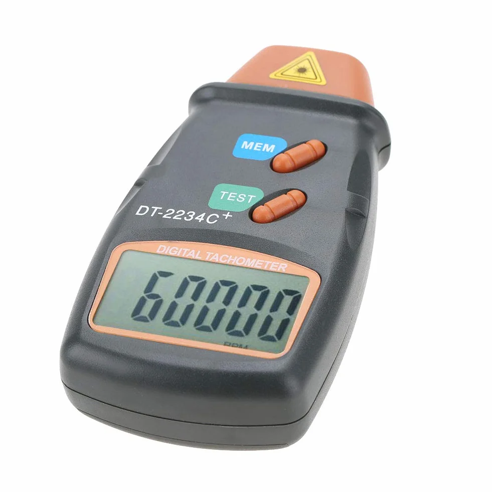 Tacómetro Digital Dt 2234C Medidor de RPM Láser LCD