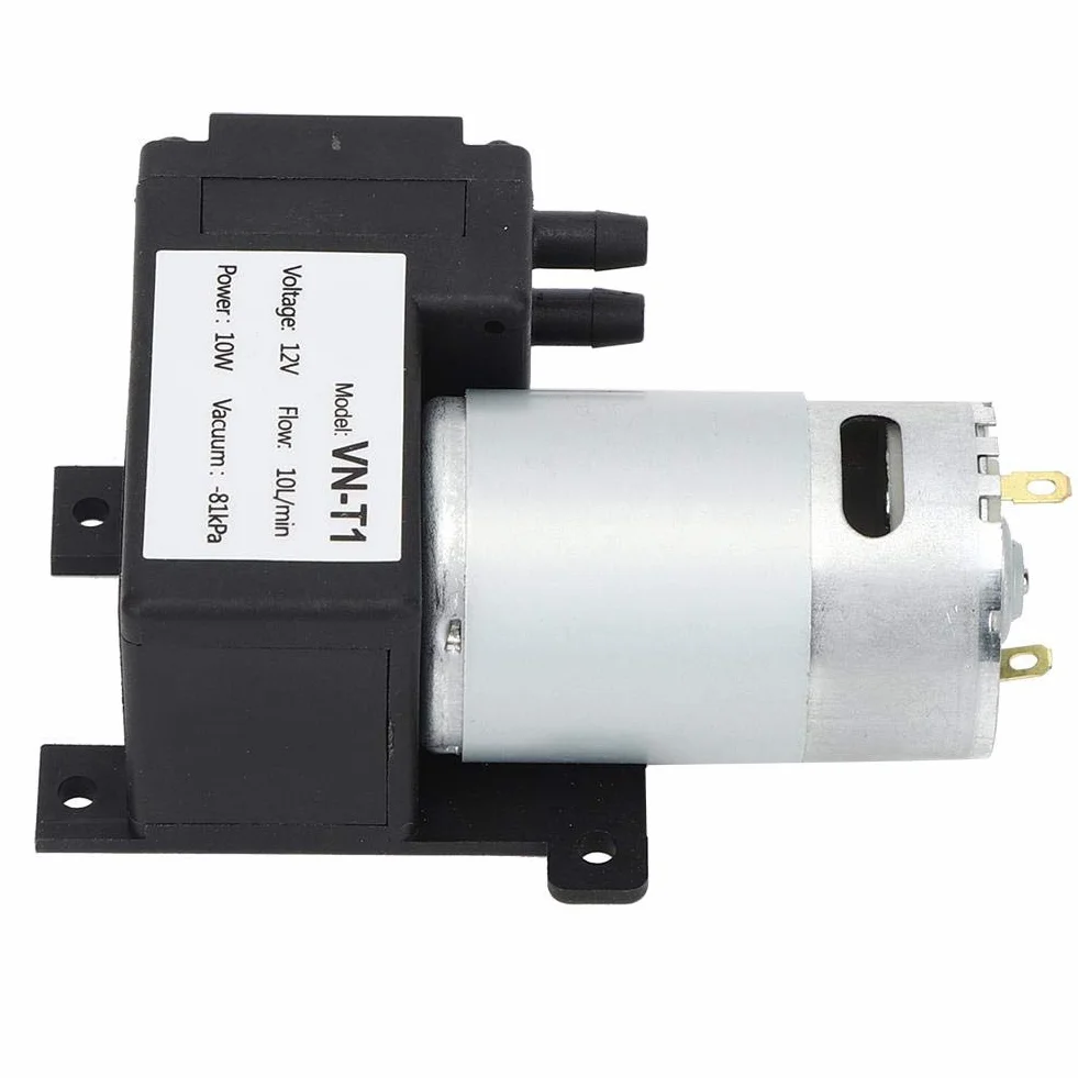 Bomba de vacío DC 12V 10L/min VN-T1 Compresor de aire silencioso