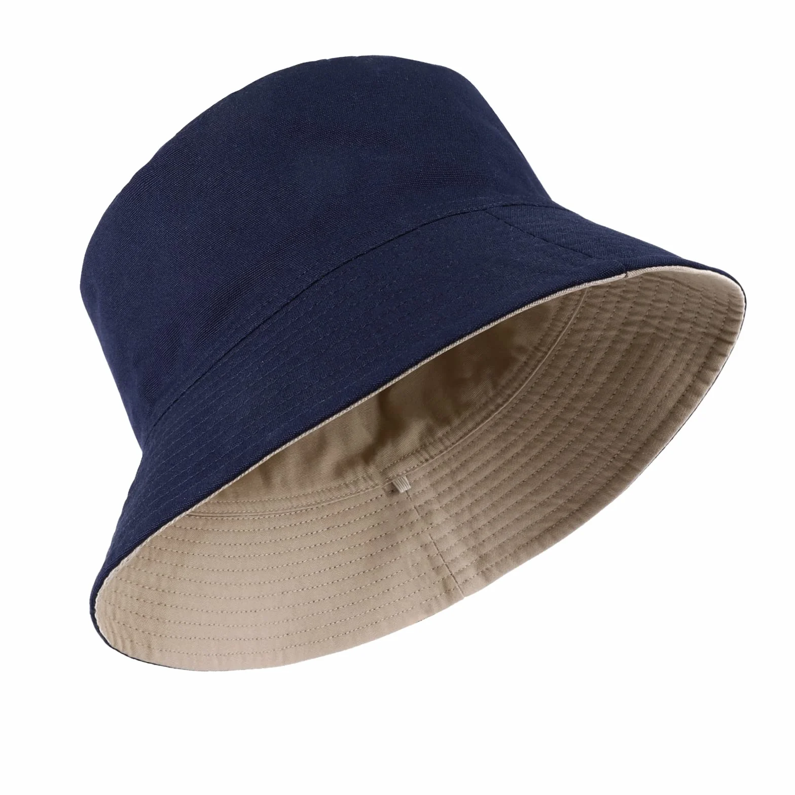 TAGVO Cabezas Grandes Gorro Pescador Reversibles Sombreros Cubo XXL Plegables Senderismo Camping Sombrero Algodón Sombreros Sol de Plegables para Hombres Mujeres