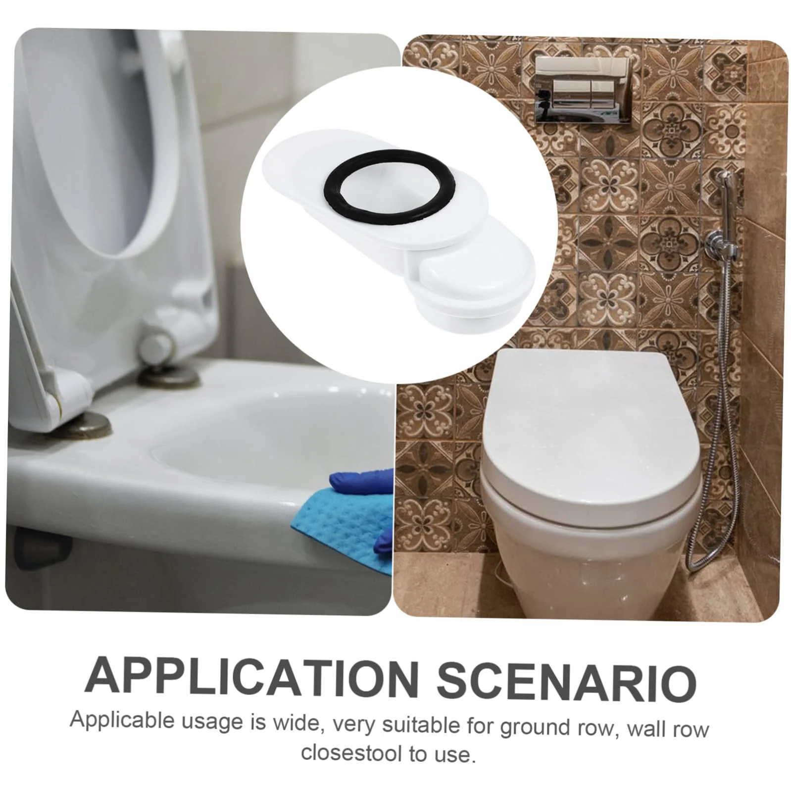 Kit Desplazador de Desagüe para Inodoro Compatible con Salidas Antiobstrucción Antileakage