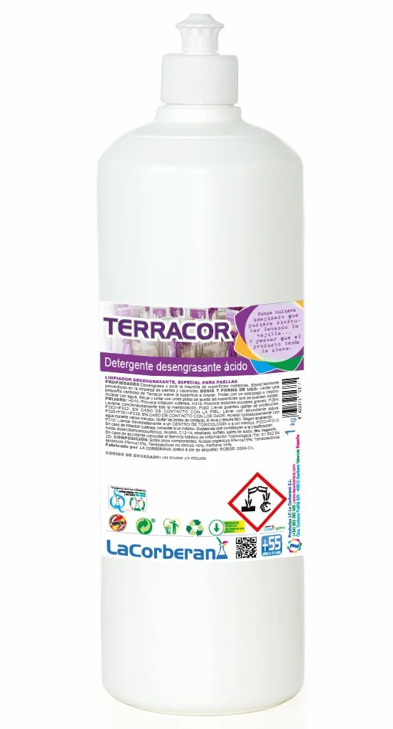 TERRACOR Especial PAELLAS Y OLLAS Limpiador-Desengrasante 750 ml