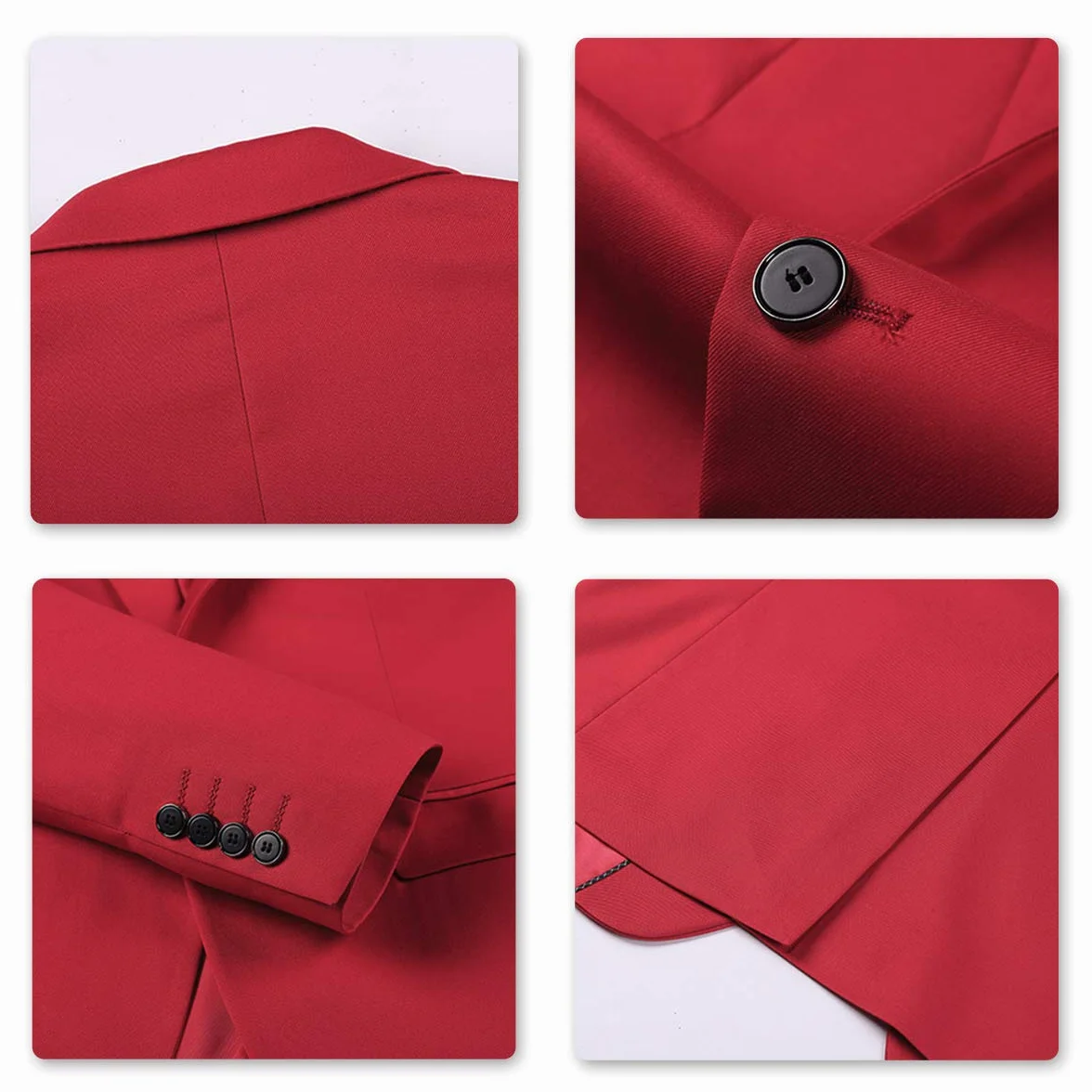 YOUTHUP Blazers de Hombre Slim Fit Elegante Chaqueta de Traje Formal Americana para Hombre