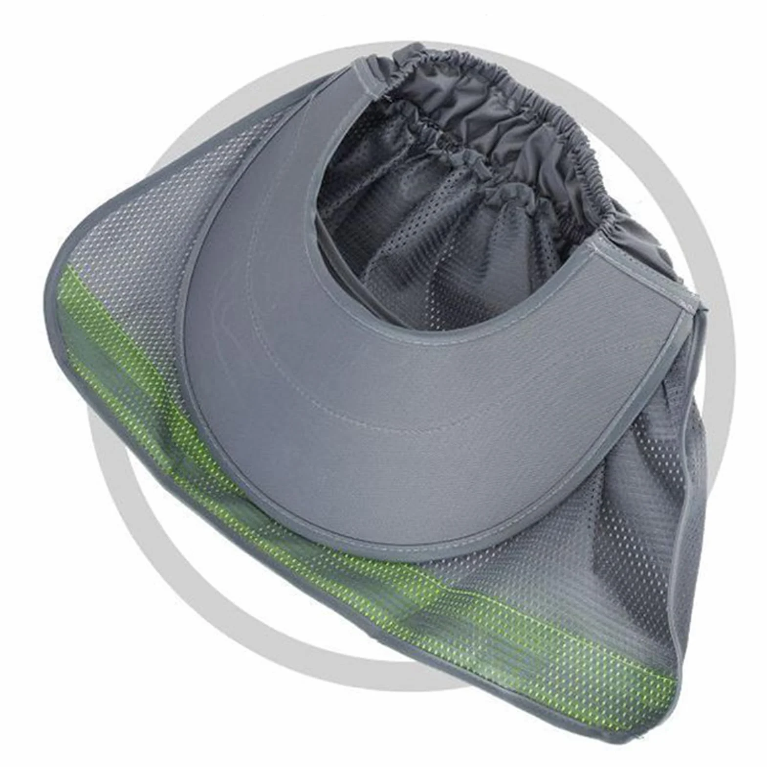 Sombrilla para cascos de protección con tira reflectante accesorio de seguridad