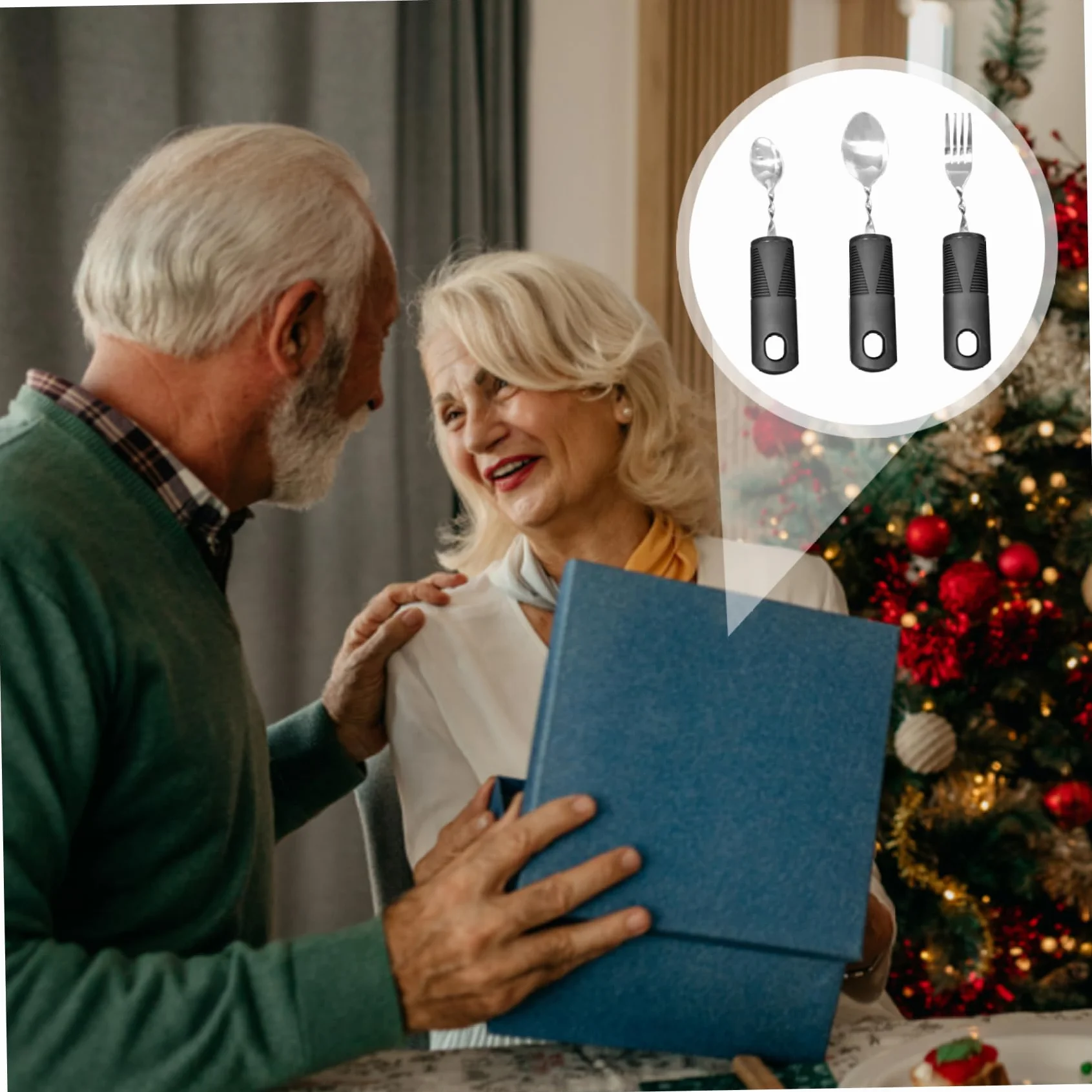 Utensilios adaptativos 3pcs Espejo de acero inoxidable pulido flexible cubiertas curvas portátiles