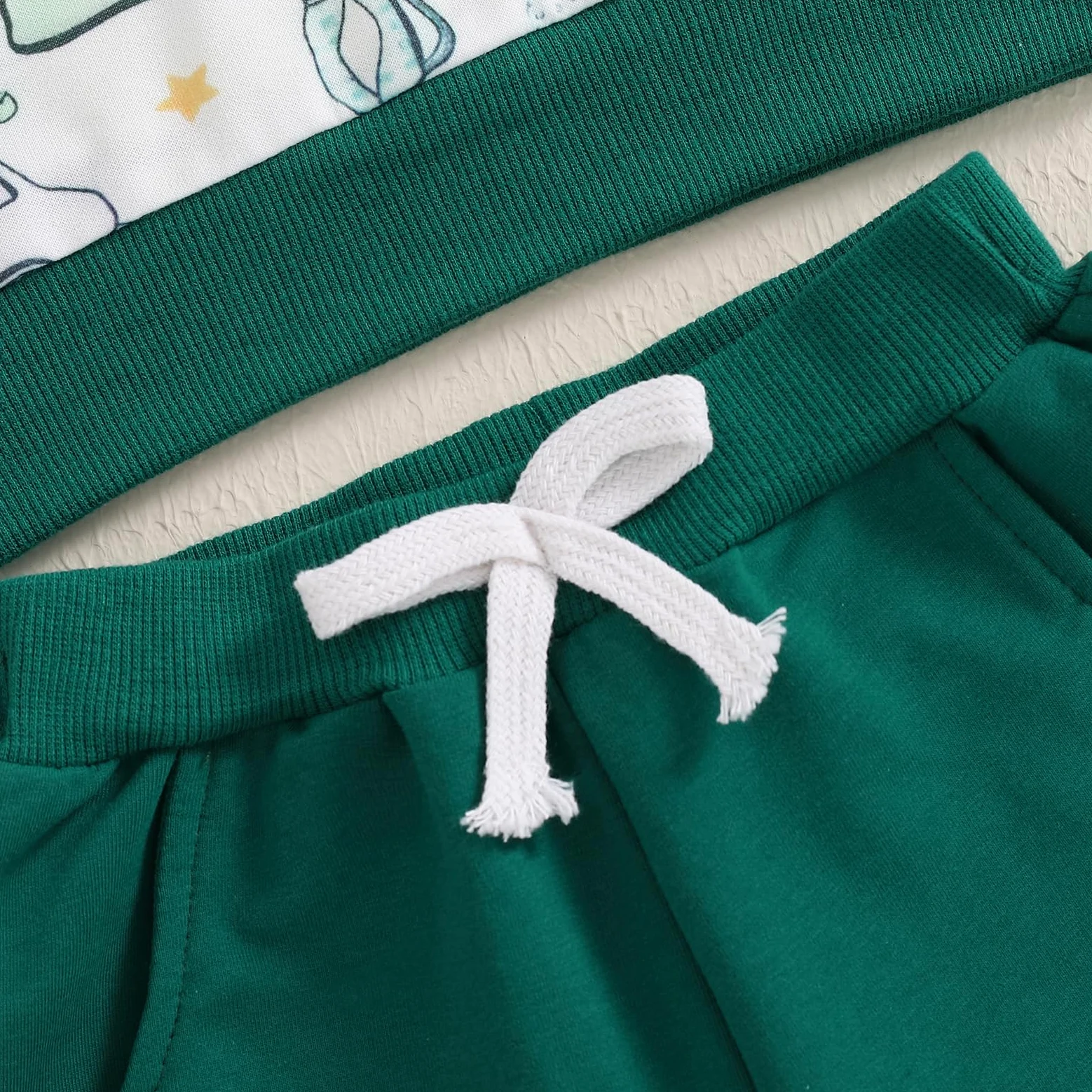 Chloefairy Conjunto de 2 piezas de ropa de otoño para niños pequeños con estampado de carrito de golf, sudadera tipo polo y pantalones largos, 6M-4T
