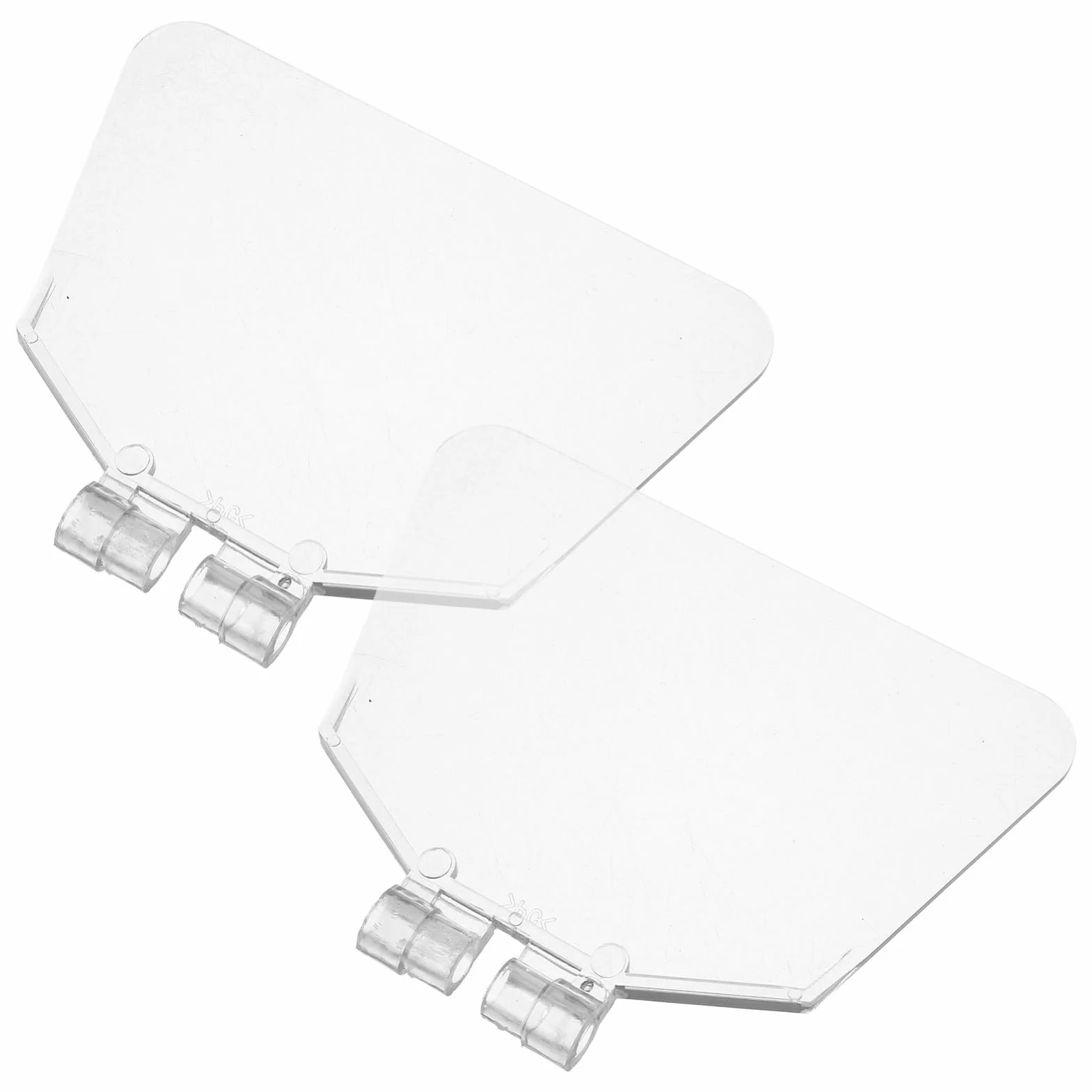 Protector Ocular de Plástico Resistente al Calor para Amoladora de Banco Kit de 2 Piezas