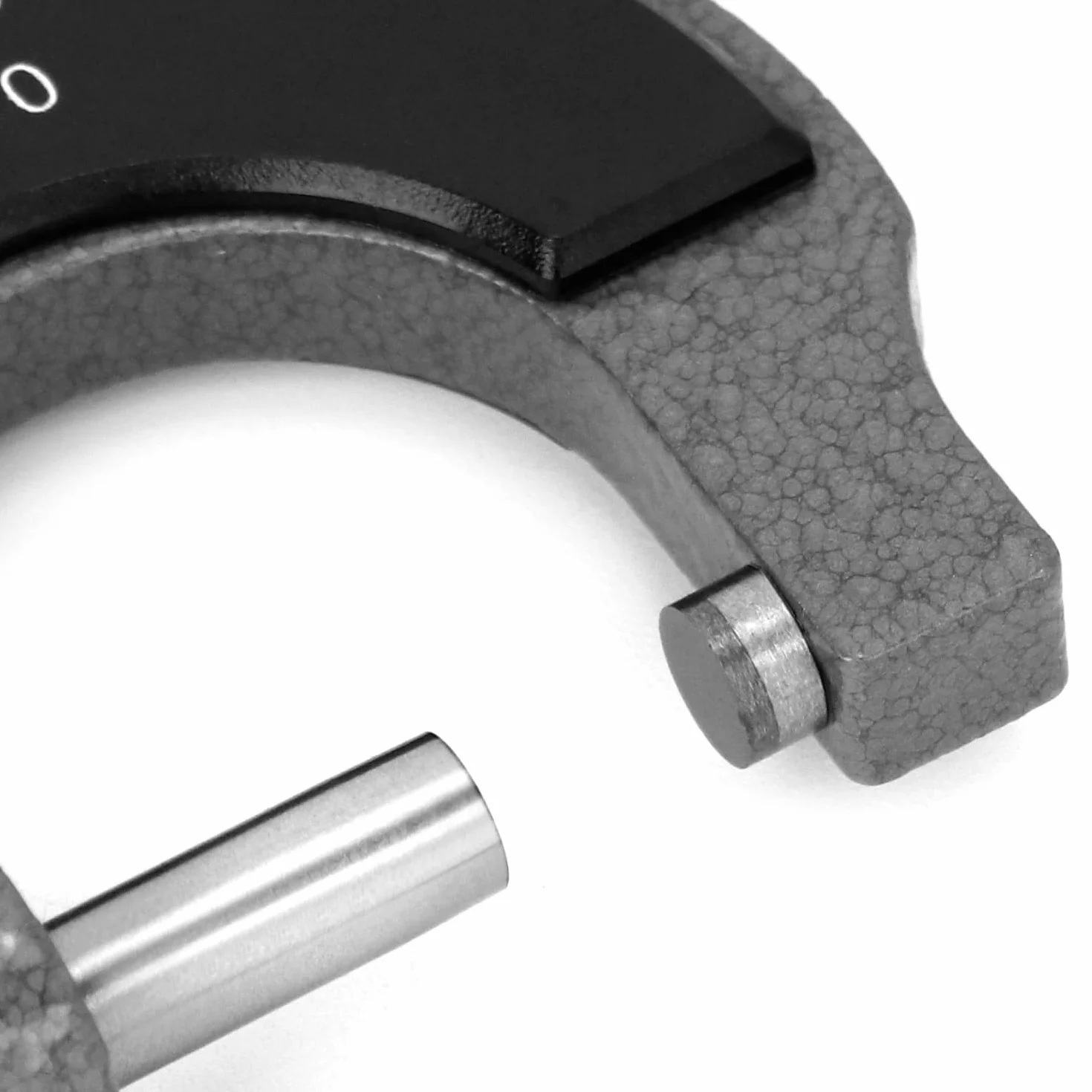 QWORK Micrómetro exterior 0-25 mm resolución 0,01 mm