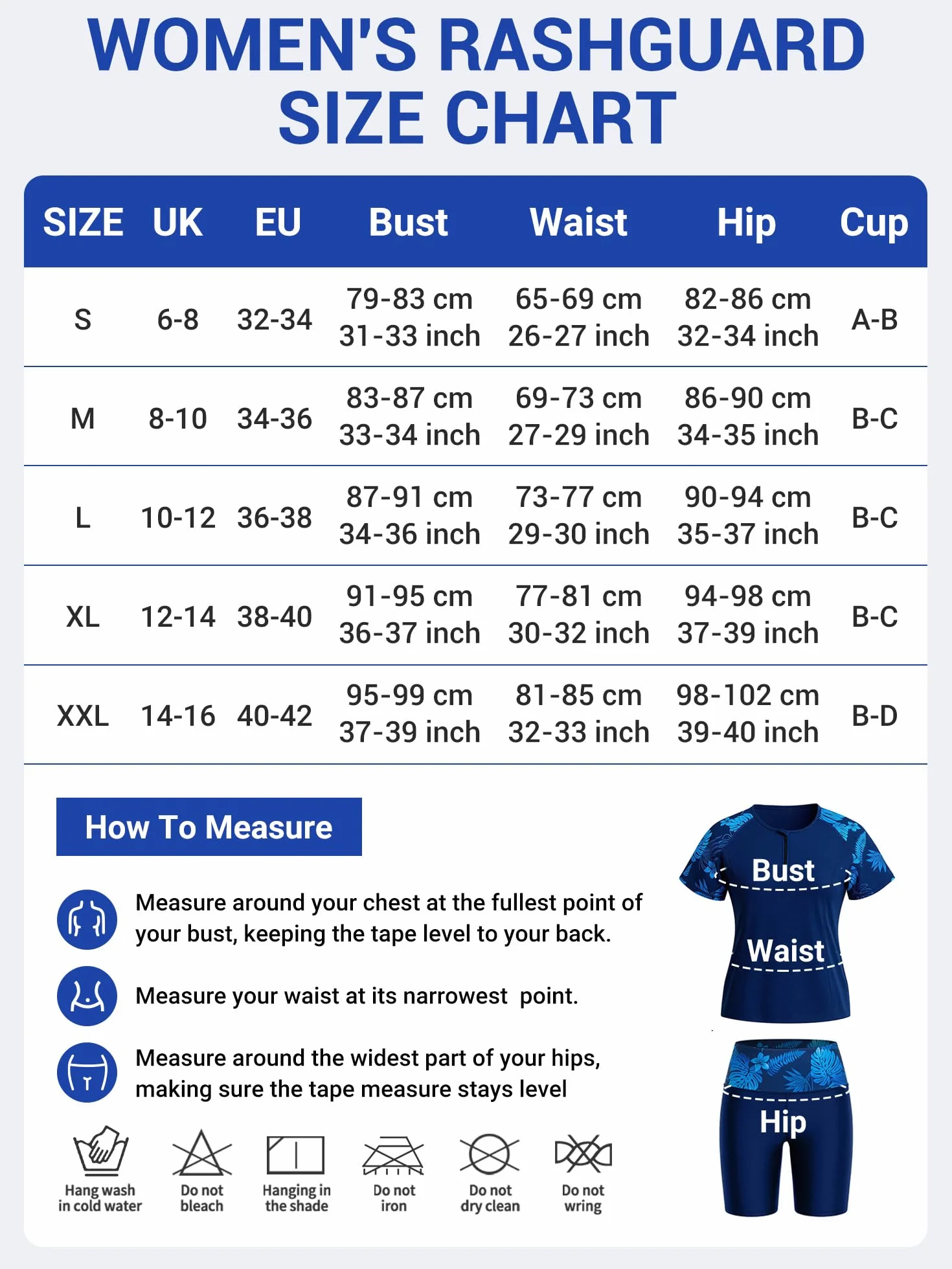 Owntop Conjunto de 3 piezas para mujer con camiseta de manga corta y bañador de secado rápido con protección UV para playa, natación, deportes acuáticos