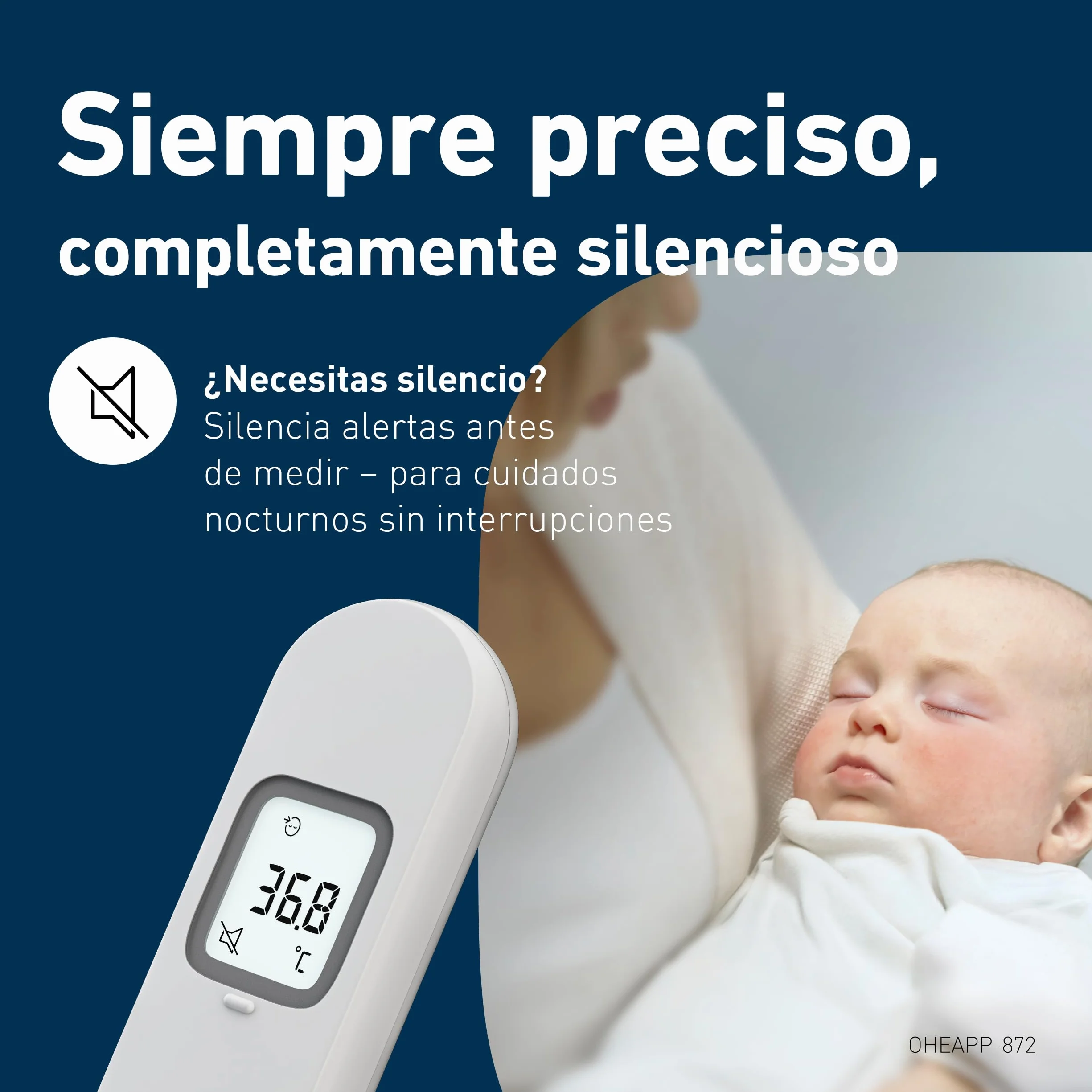 OMRON Gentle Temp 730 Termómetro digital sin contacto infrarrojos para frente líquidos y oído bebé rápido preciso con memoria