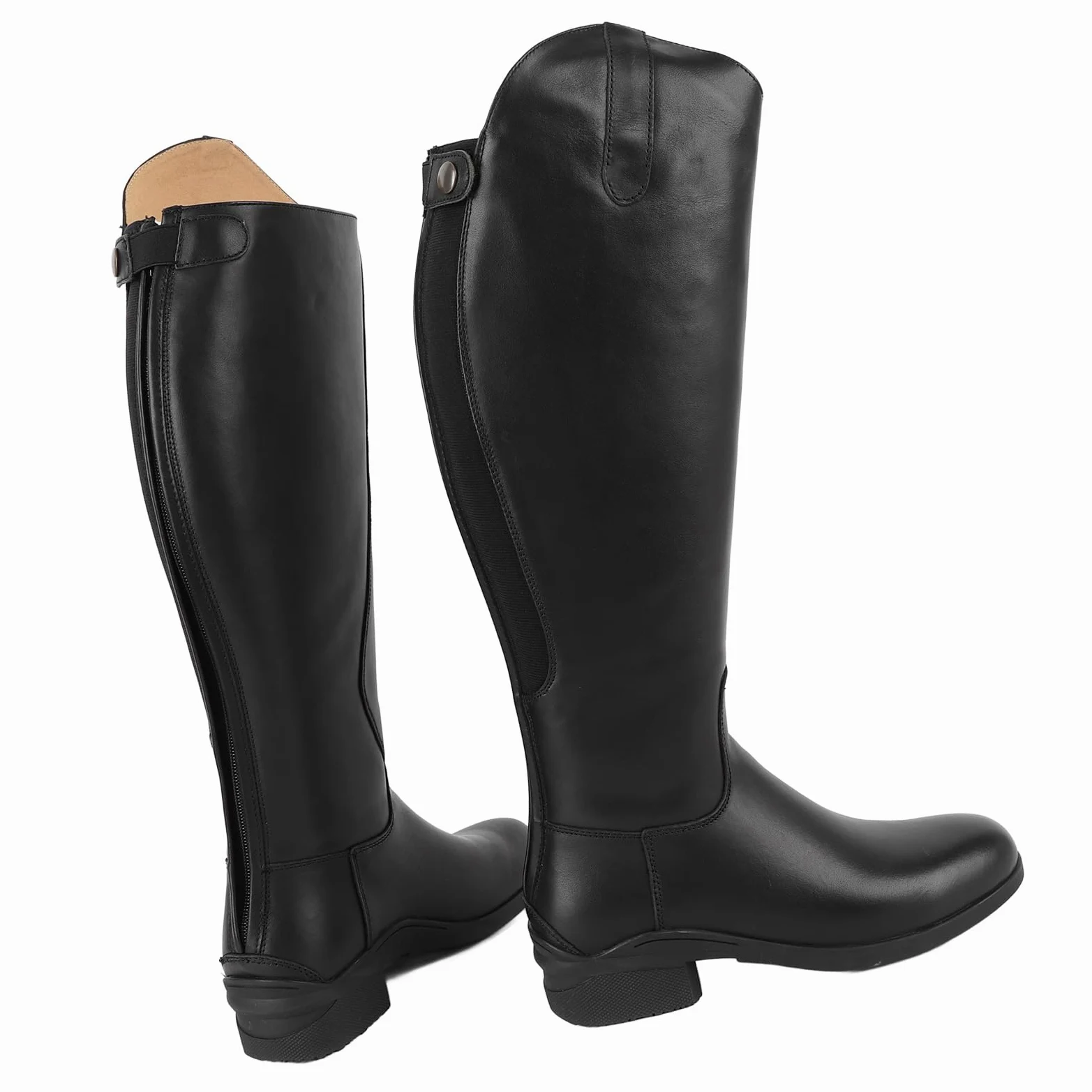 Botas de Montar Ecuestres, Botas de Montar Altas Unisex de Cuero Eva para Entrenamiento