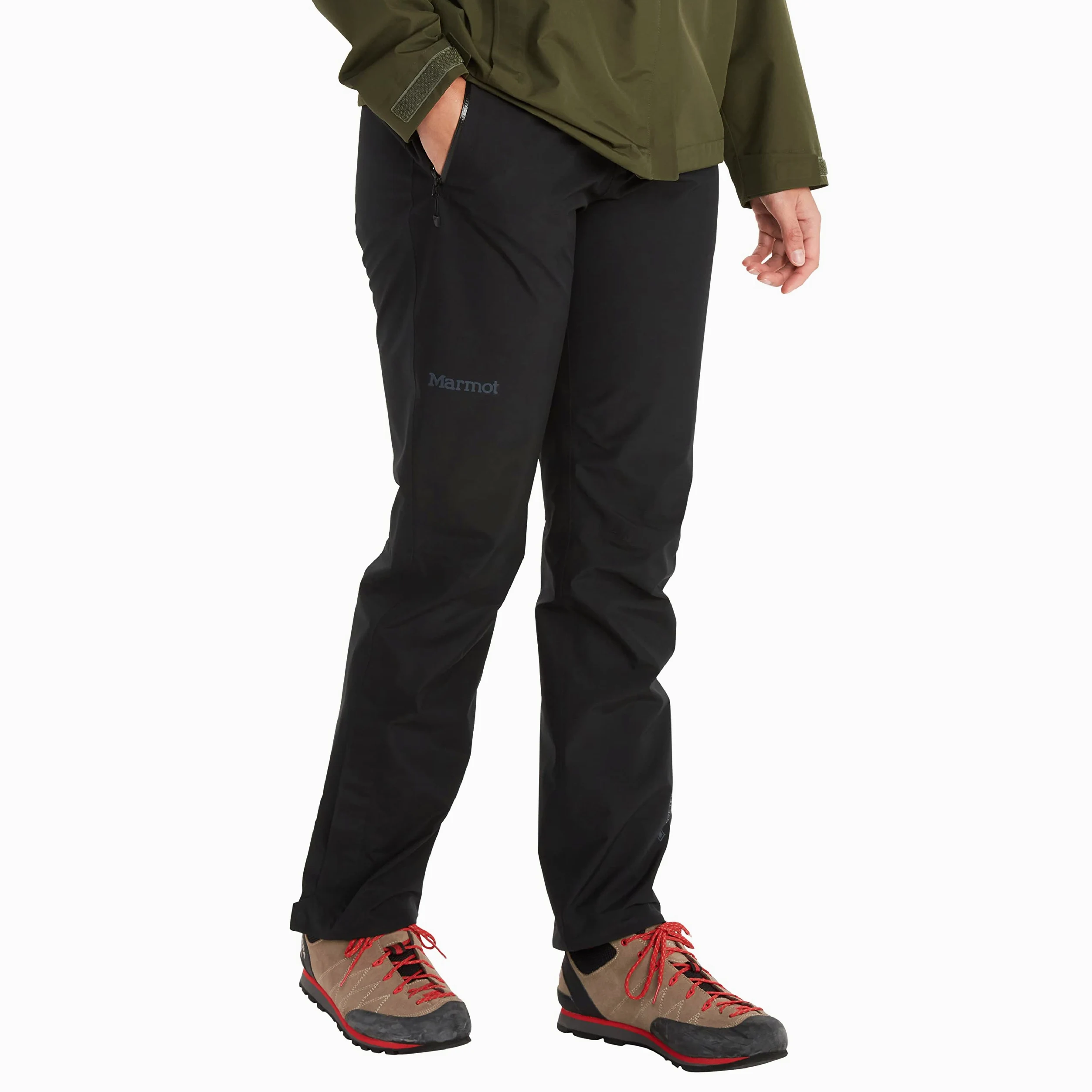 MARMOT Wm's Minimalist Pant - Pantalón impermeable Gore-Tex para lluvia, pantalón resistente al viento para senderismo, prenda transpirable para la lluvia para hacer excursiones Mujer