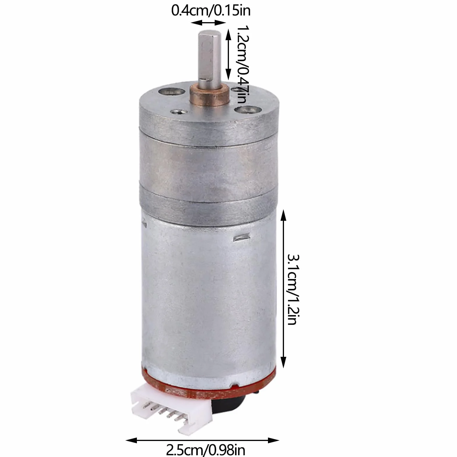 Motorreductor DC 12V 65mm Caja de Cambios Magnética Kit de Ruedas Full Metal Para Smart Car Robot 130RPM