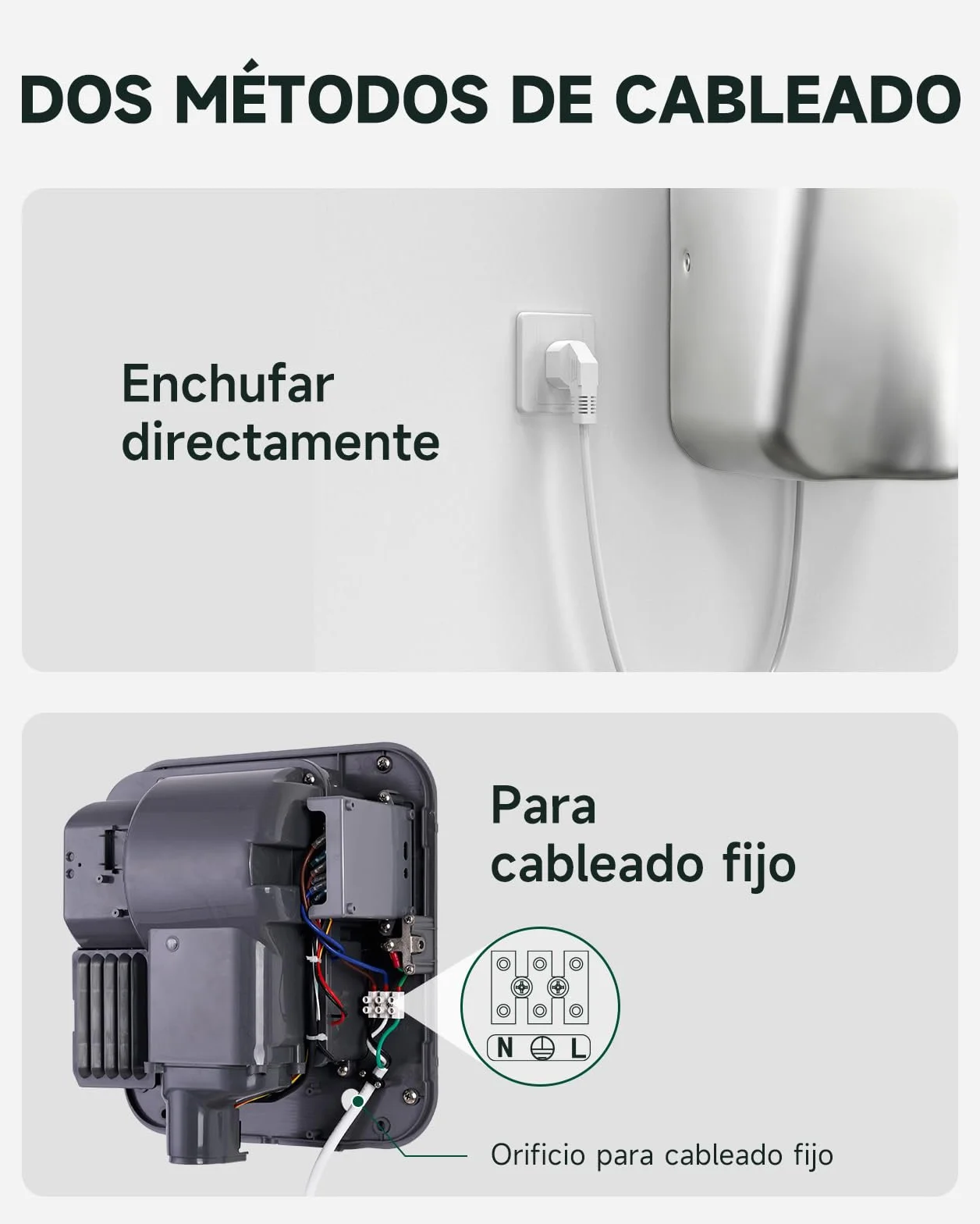 anydry IronStorm 2815 Secamanos Comercial con Filtro HEPA Sensor sin Contacto 1600W Acero Inoxidable Cepillado