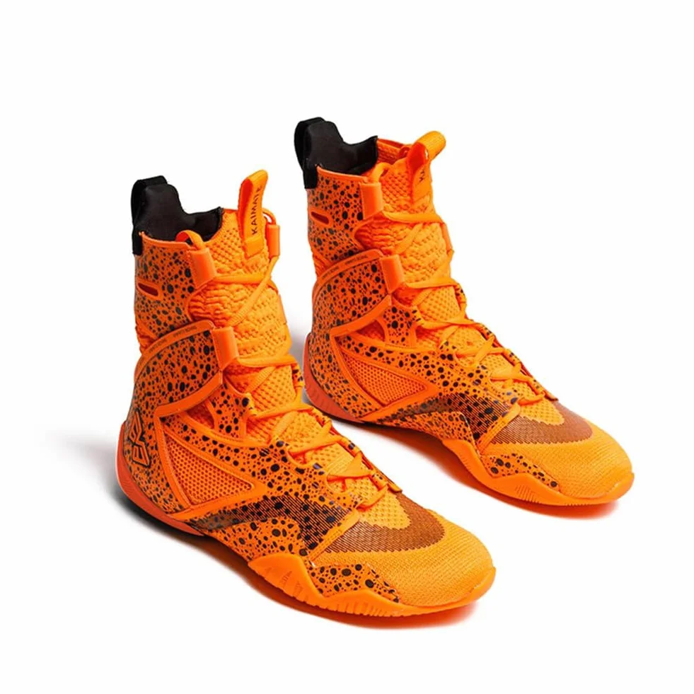 Zapatillas De Boxeo para Hombre Botas De Entrenamiento De Lucha Libre Transpirables De Caña Alta Calzado Deportivo De Competición De Sentadillas Antideslizantes