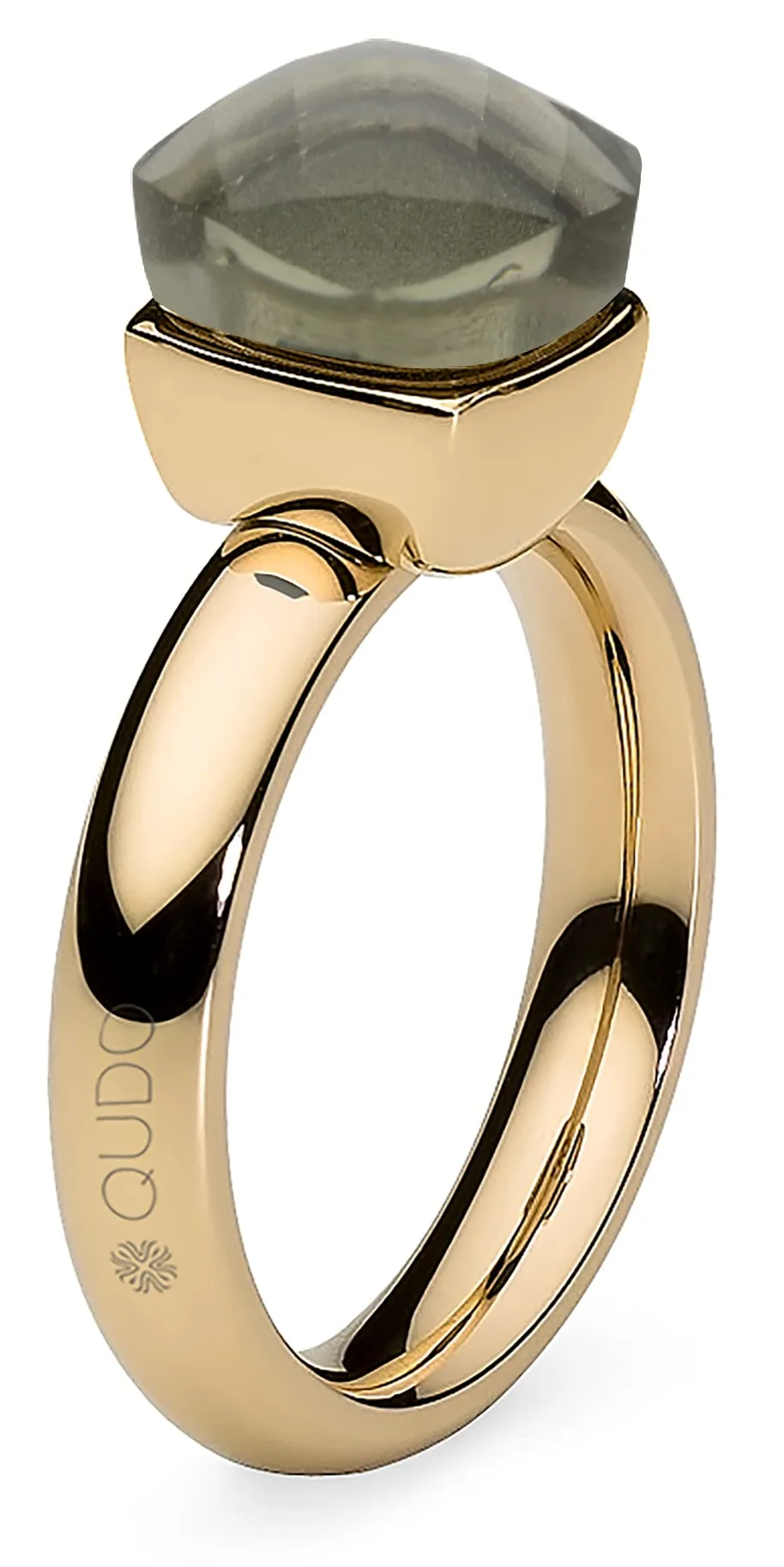 QUDO ANILLO FIRENZE - ORO, Metal no precioso., cristal,