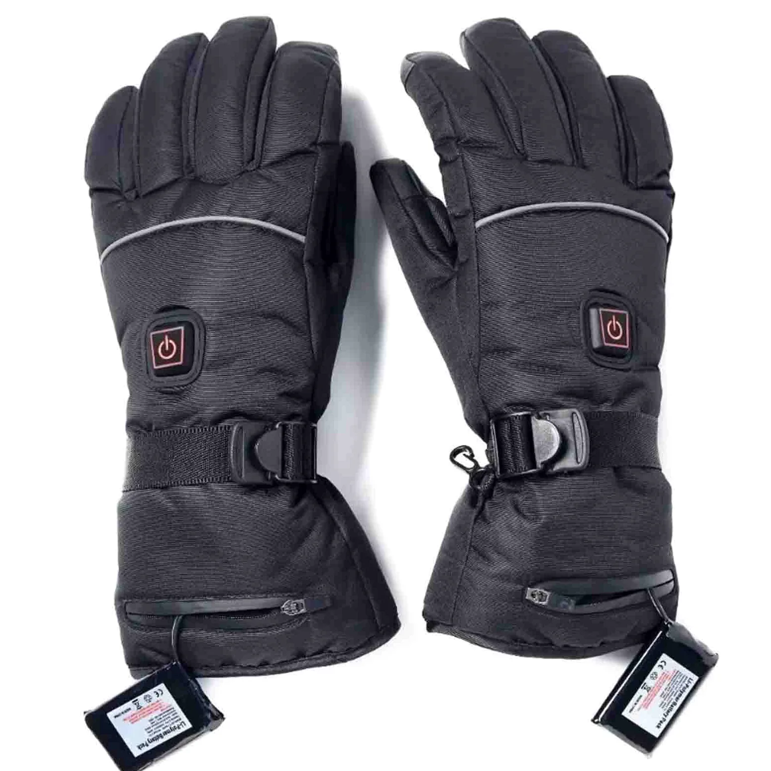 CHEWYNP Guantes Calentadores de Manos, Guantes térmicos eléctricos de Invierno, Guantes de calefacción con batería, Guantes térmicos cálidos para Mensajes de Texto con Pantalla táctil para