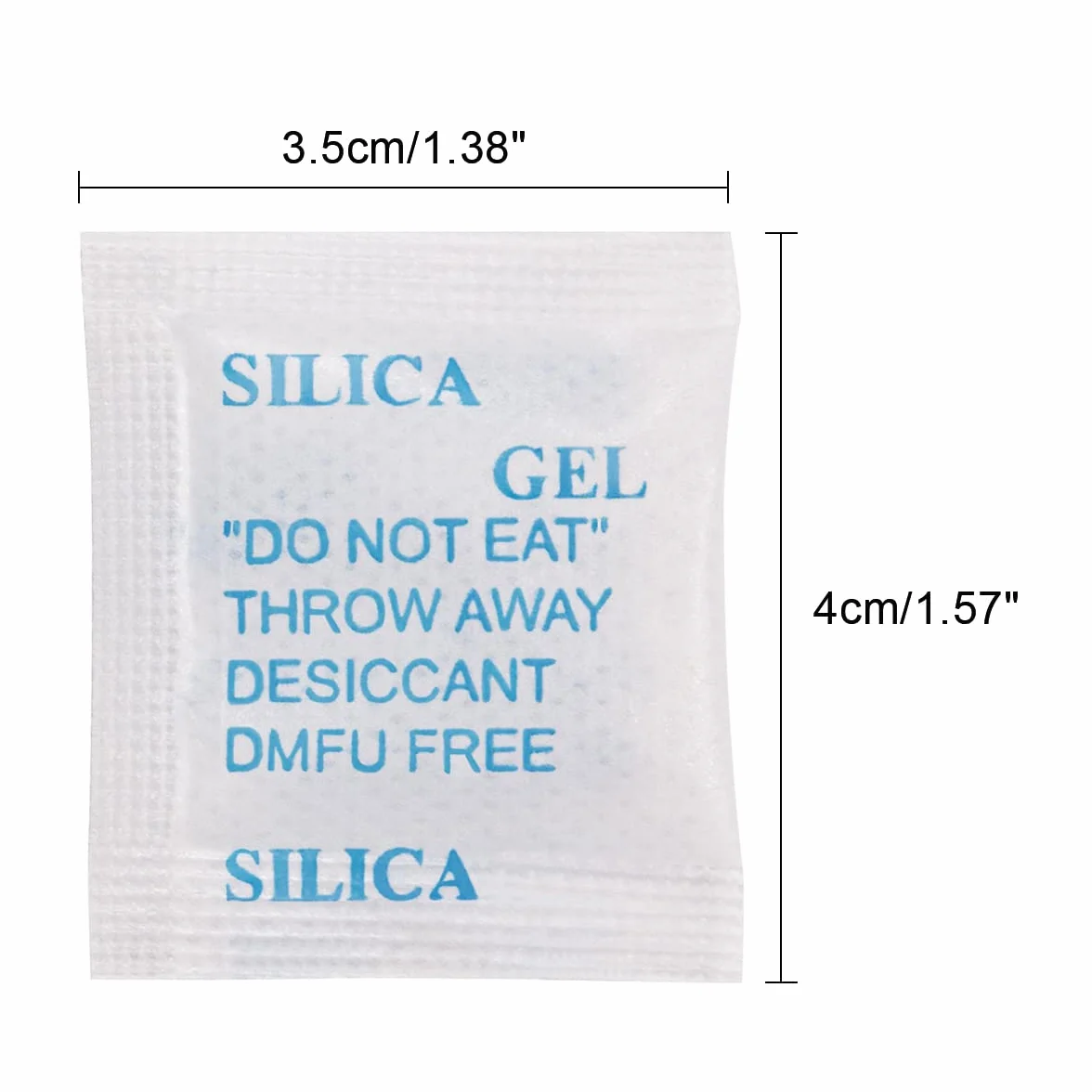 Gel de sílice desecante para almacenamiento de alimentos, 100 bolsitas absorbentes de humedad