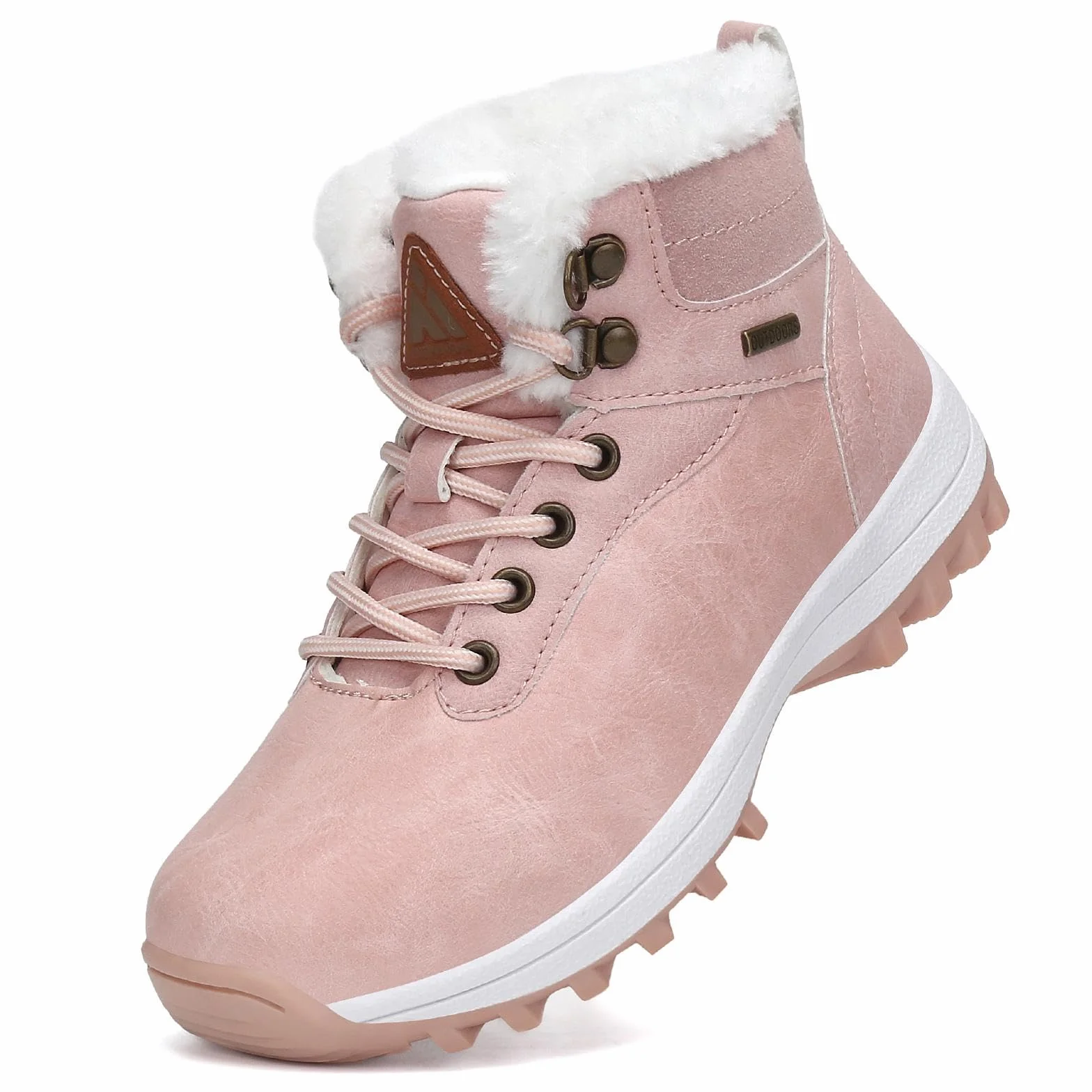 Mishansha Botines Invierno Niños Zapatos Invierno Calientes Antideslizante para Niño Niña, Gr.24-36