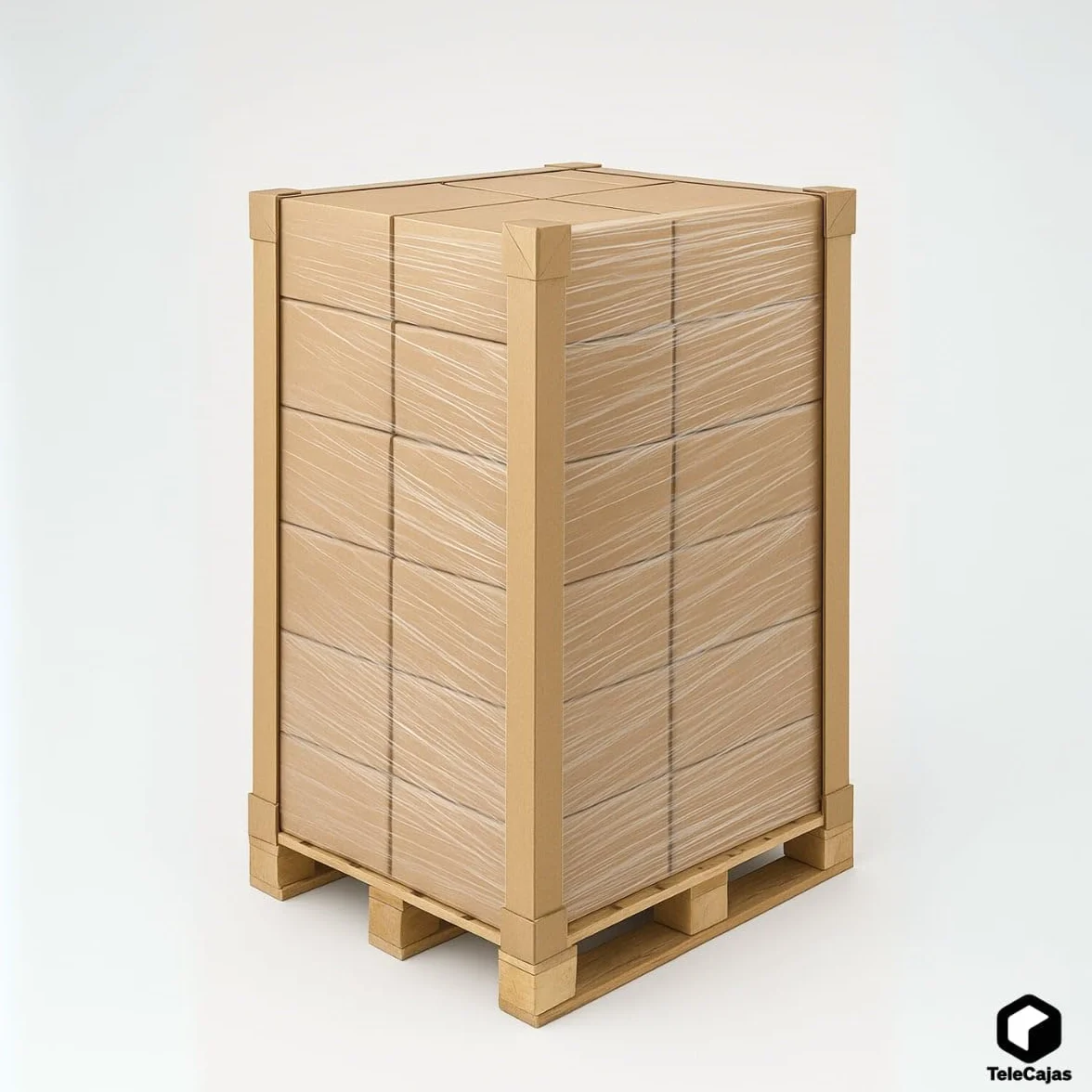 Cantoneras de cartón reciclado 120 cm x 4 cm Protectoras para palets y embalaje Pack de 12