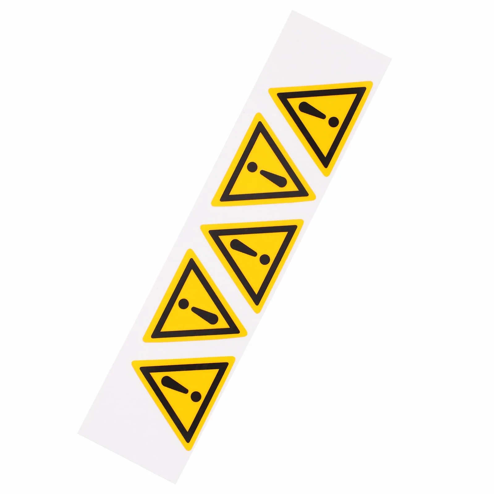 iplusmile 5 Pegatinas Adhesivas De Advertencia Signo De Exclamación Triangular Para Zonas Peligrosas Señales De Precaución Para Seguridad