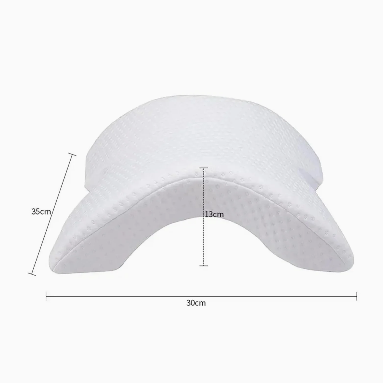 CCXXYGWJ Almohada de Espuma viscoelástica Almohada de Espuma viscoelástica Ortopédica Curvada en Forma de U para Dormir Memeory Productos Huecos para la Mano Traviesas Laterales de Viaje para el