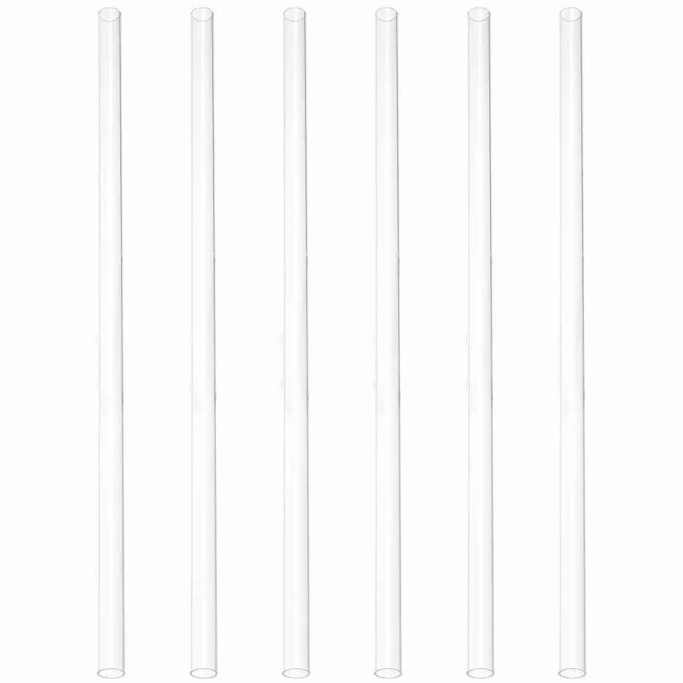 PH PandaHall 6 piezas tubo rígido acrílico transparente 35 cm 12 mm diámetro exterior 10 mm diámetro interior bricolaje iluminación