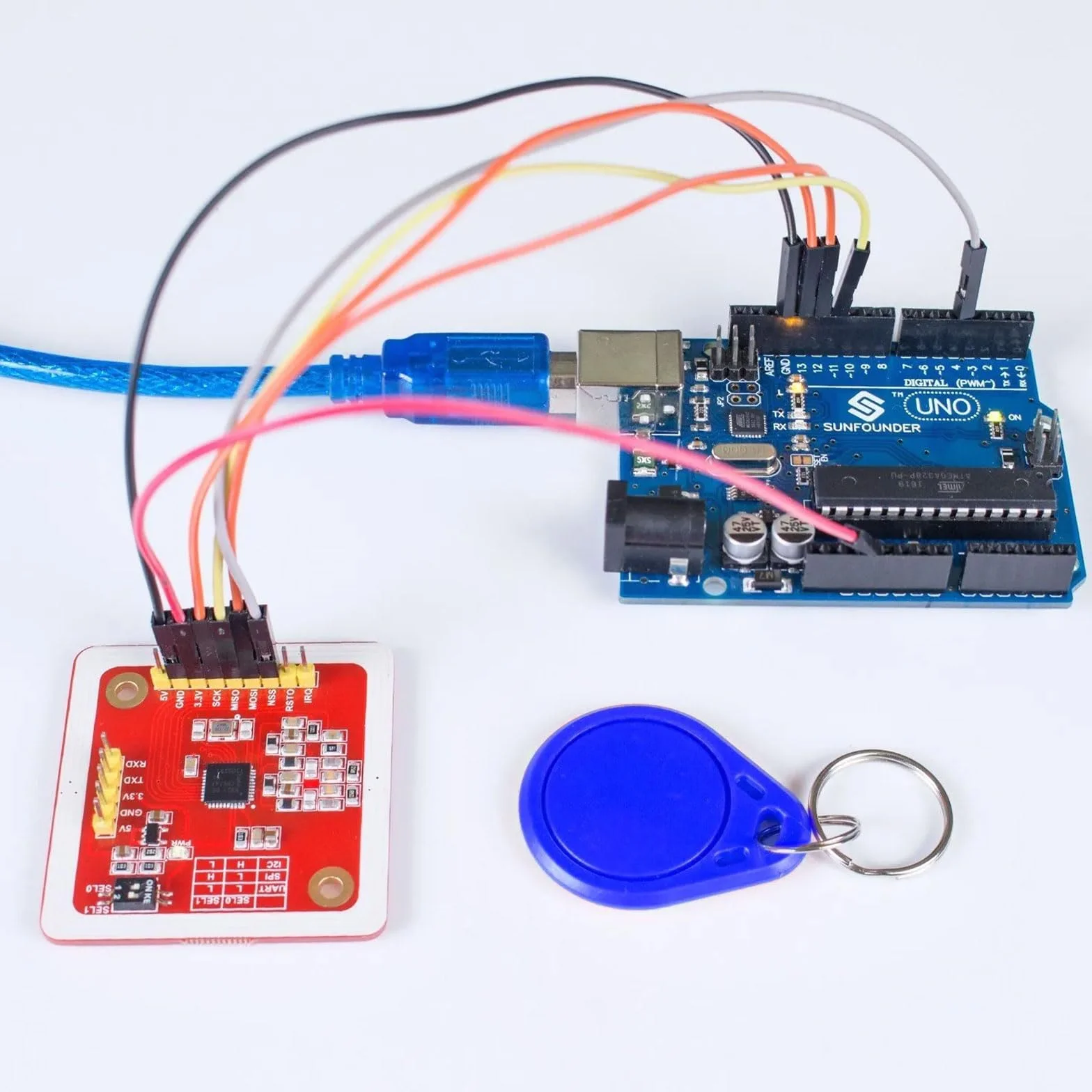 PN532 NFC NXP Módulo RFID V3 Kit Lector I2C SPI HSU 2 Piezas