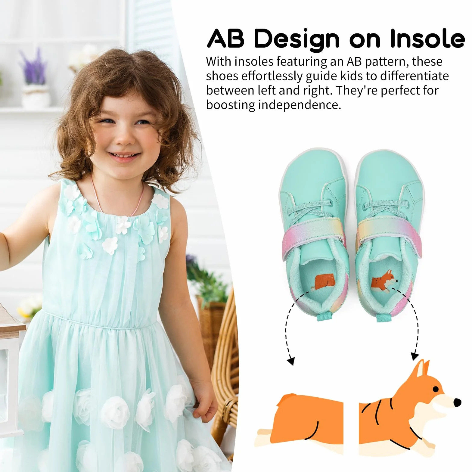 Calzado Descalzos Niños Niñas Amplia para Barefoot Exterior Interio Ligeros y Deporte Transpirables Zapatillas de Trail Minimalistas(Verde, 27EU)