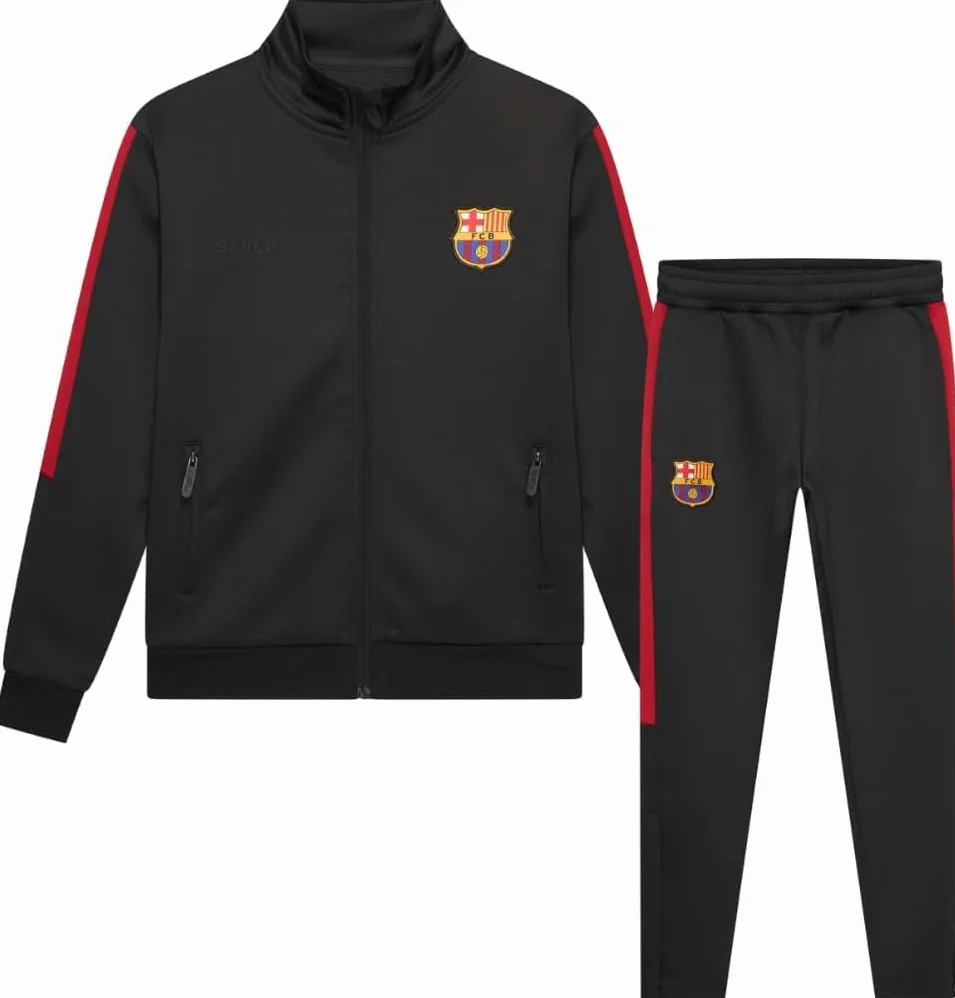 FCB Chándal de Entrenamiento FC Barcelona Negro niños Talla 128 8 años Producto Oficial