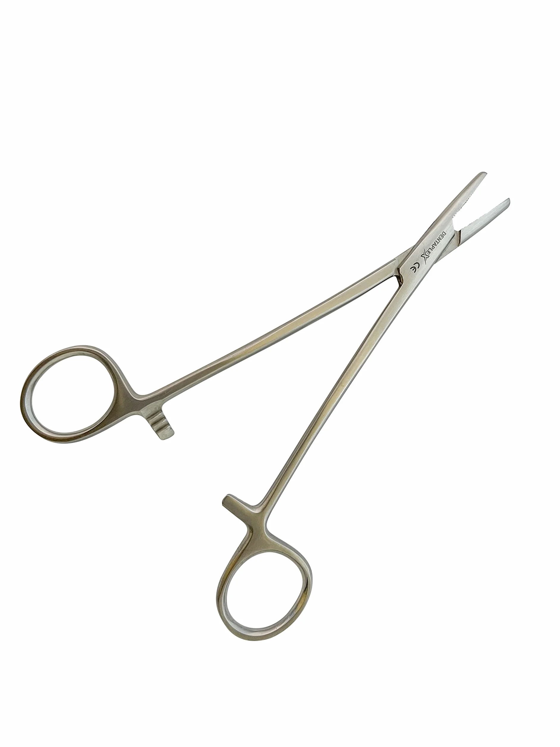 Pinzas de bloqueo automático, abrazadera de perforación de sutura, herramienta quirúrgica veterinaria
