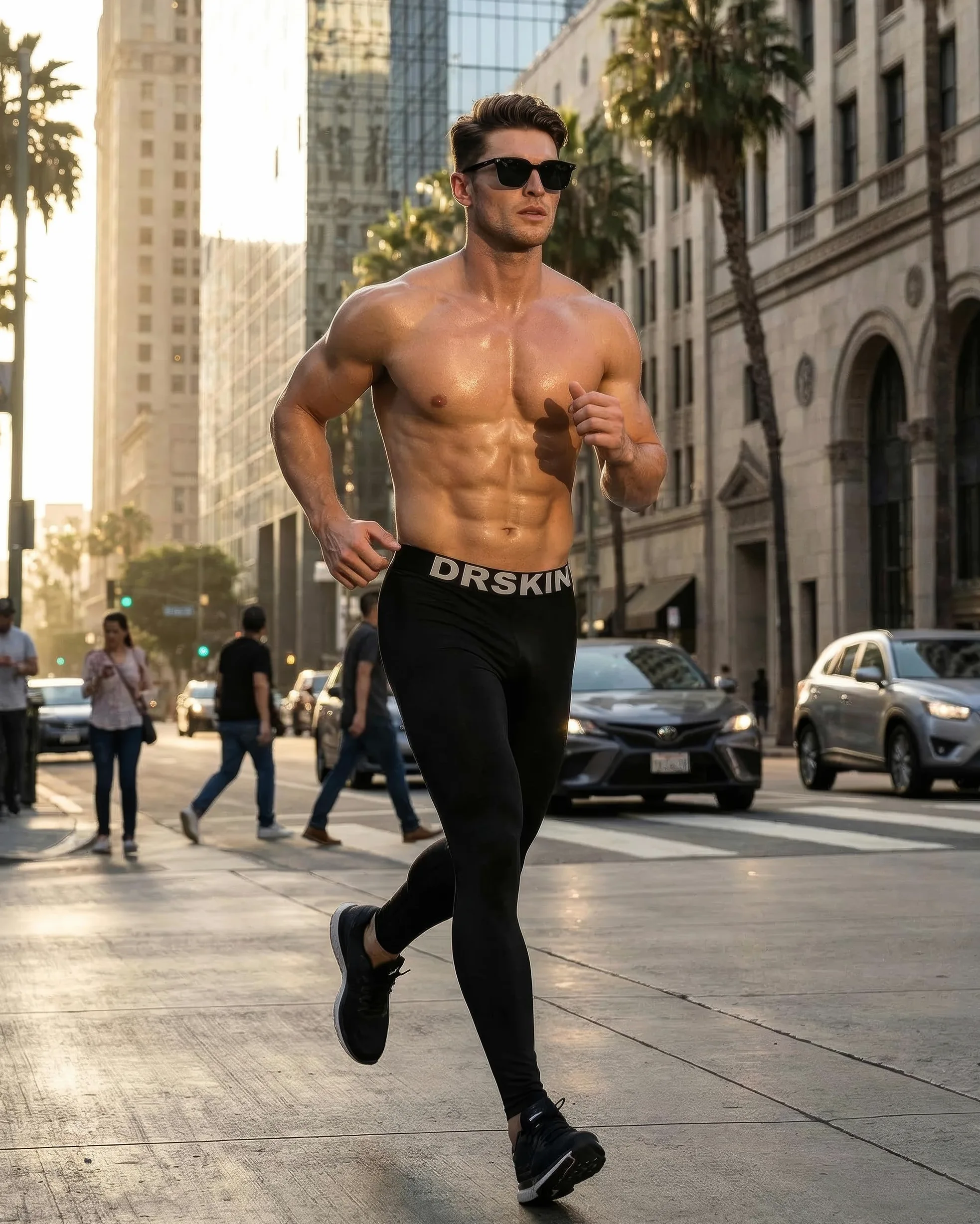 DRSKIN 5, 4, 3 o 1 Paquete de Pantalones de compresión para Hombre, Leggings Deportivos, Capa Base, Correr, Atletismo, Entrenamiento, Activo