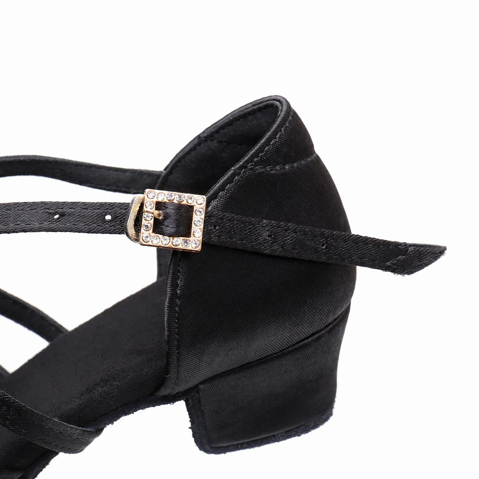 Rosefinch Zapatos Profesionales de Baile Latino para Mujer, Tacones Bajos de 3.5CM para niñas, Zapatos de Baile Latino, Chacha, Salsa, Jazz, Baile, para Principiantes, Juego de práctica