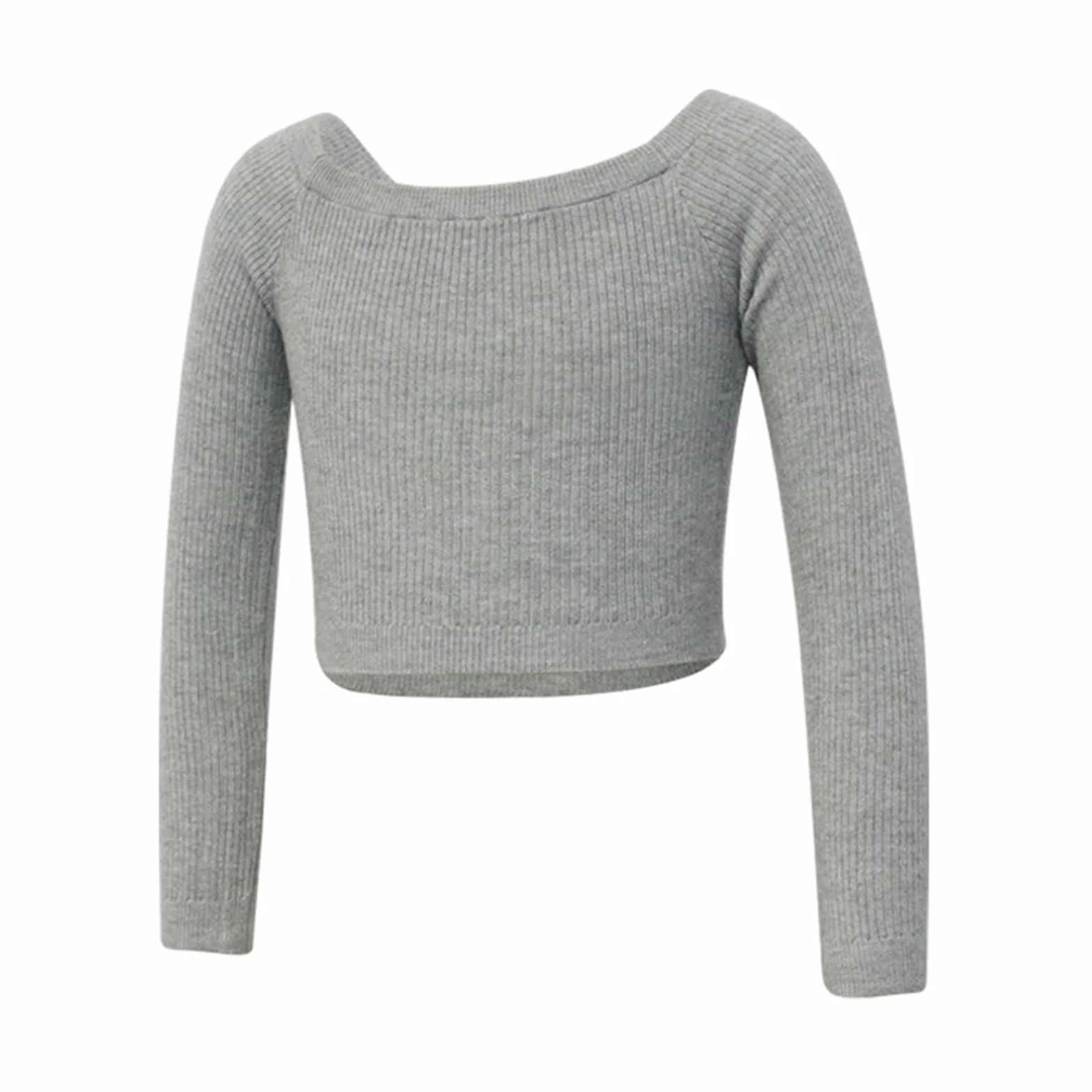 Generisch Niños Niñas Manga Larga Polar Tops Suéter Ballet Suéter Suave Calentamiento Activo Suéter Lentejuelas Top Niños