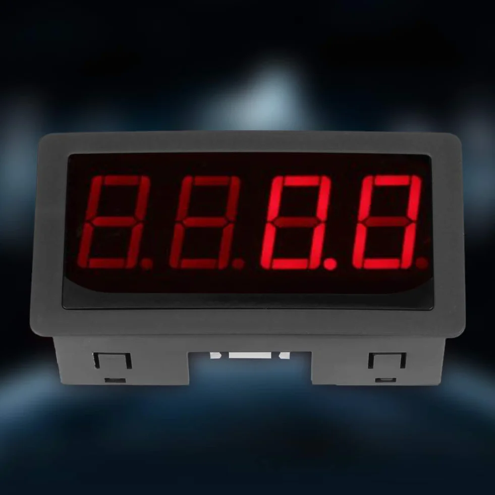 Tacómetro RPM Digital con Sensor de Proximidad NPN 4 LED Rojo Azul