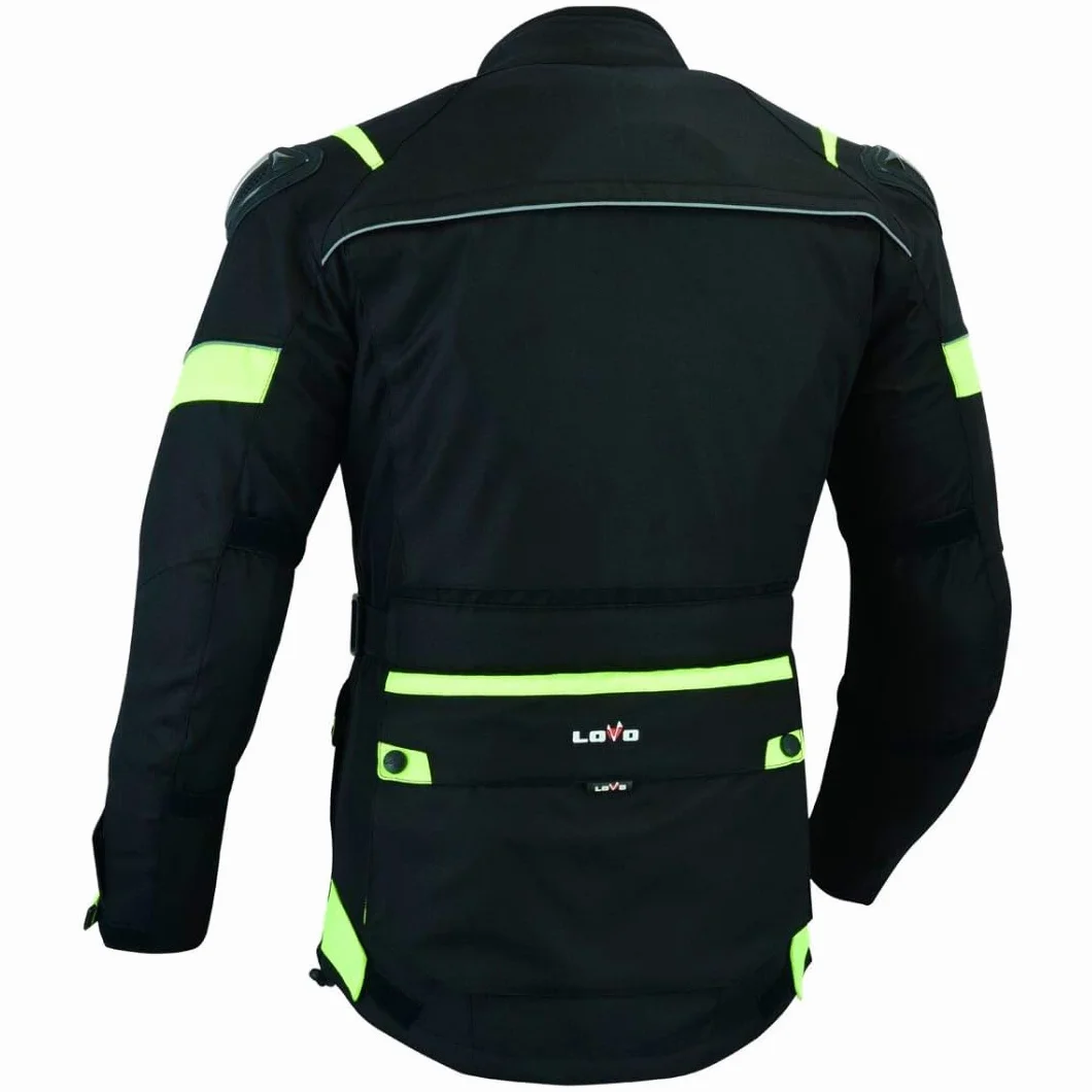 LOVO - Chaqueta Moto Tricapa 4 Estaciones Hombre - Chaqueta Moto Hombre con Protecciones Homologadas para Invierno y Verano - Cazadora de Alta Protección Longitud 3/4 - Funcionalidad y Seguridad Total