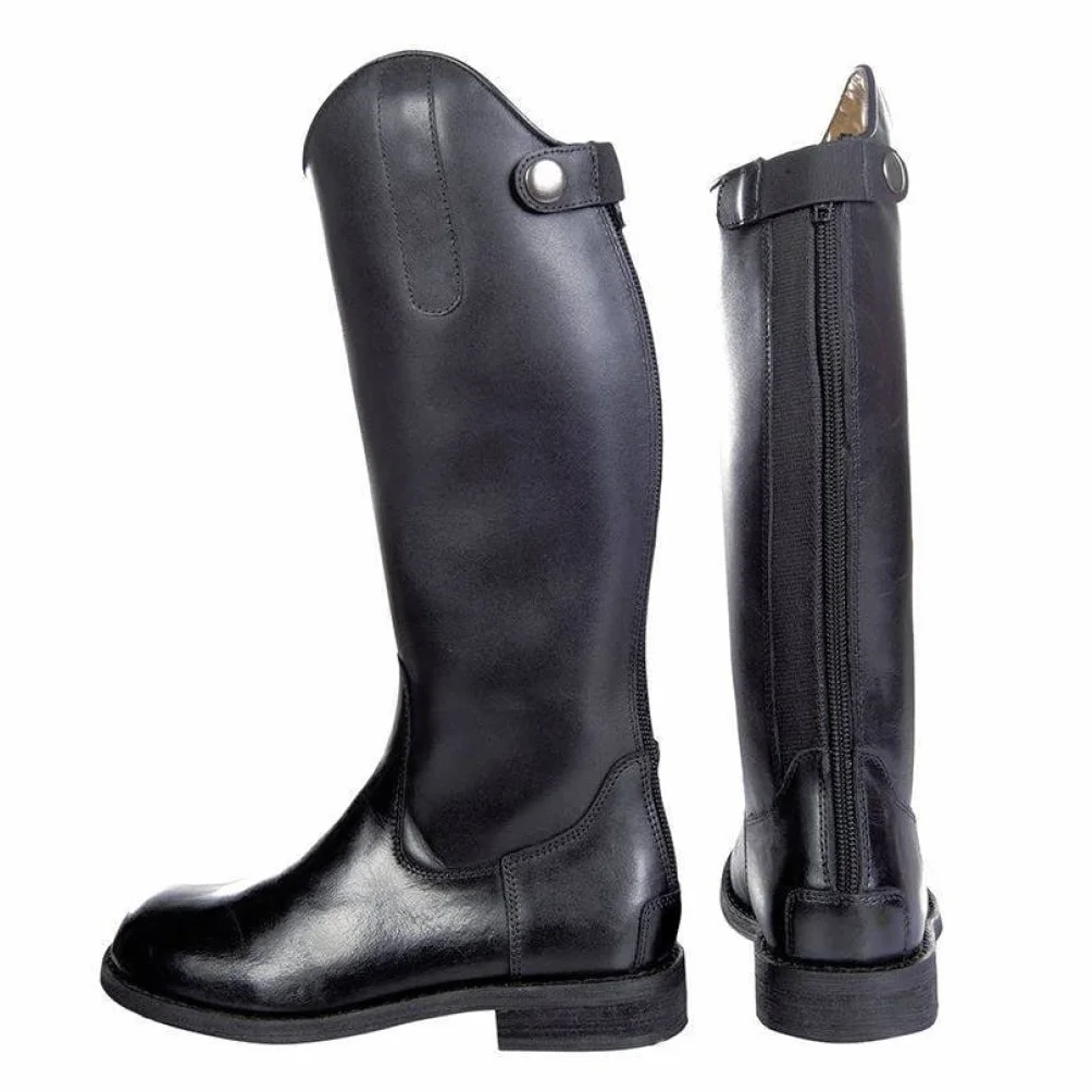 HKM Córdoba Kids Botas de equitación unisex para niños, 9100 negro, talla 31 EU