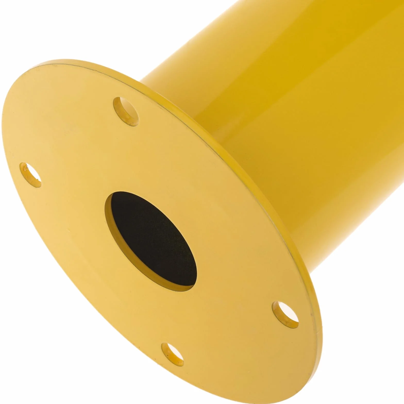 PrimeMatik Pilona bolardo de Acero Amarilla 110 x 960mm