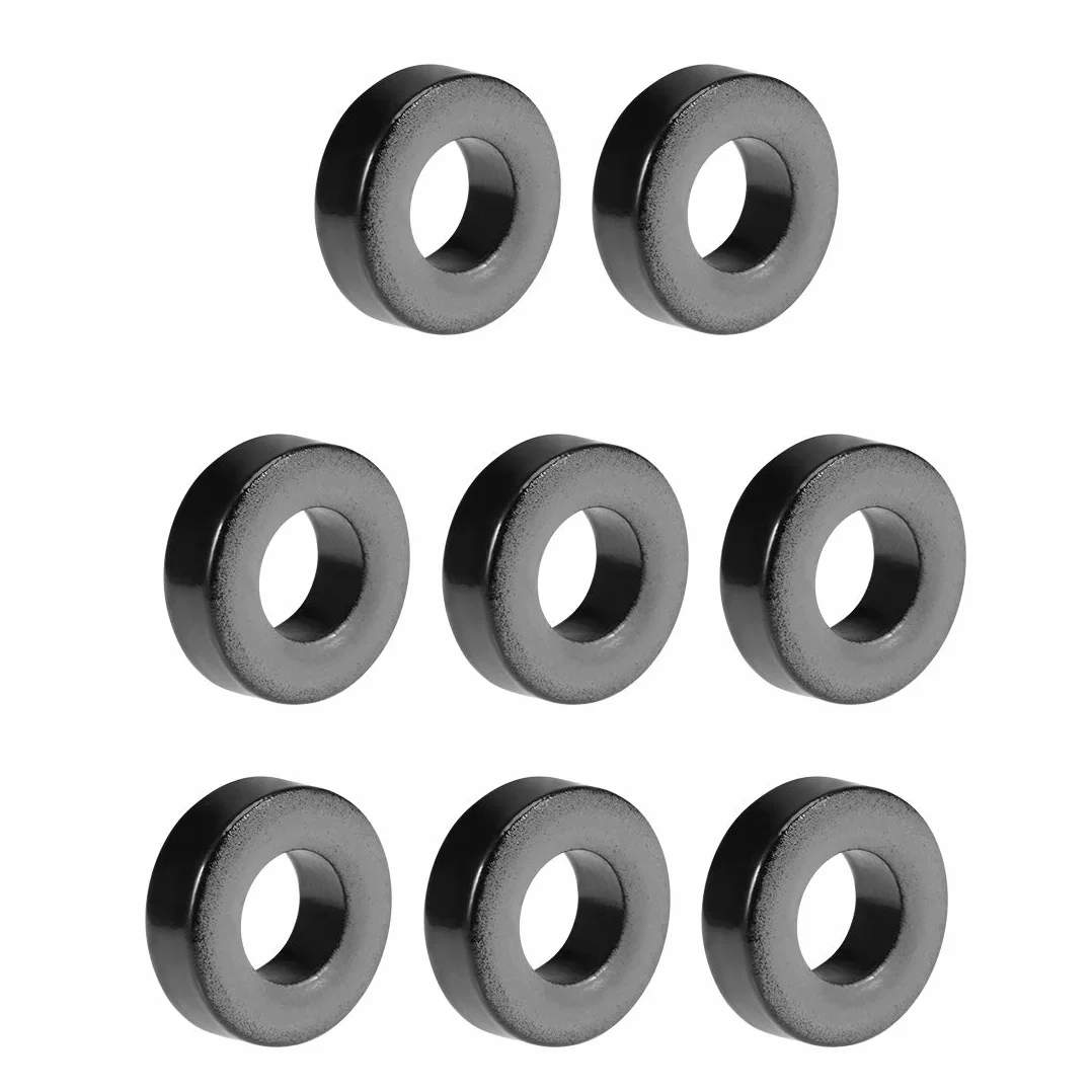 sourcing map 8pcs Núcleos de polvo de hierro 9.2 x 18 x 6,5mm anillo de ferrita toroidal